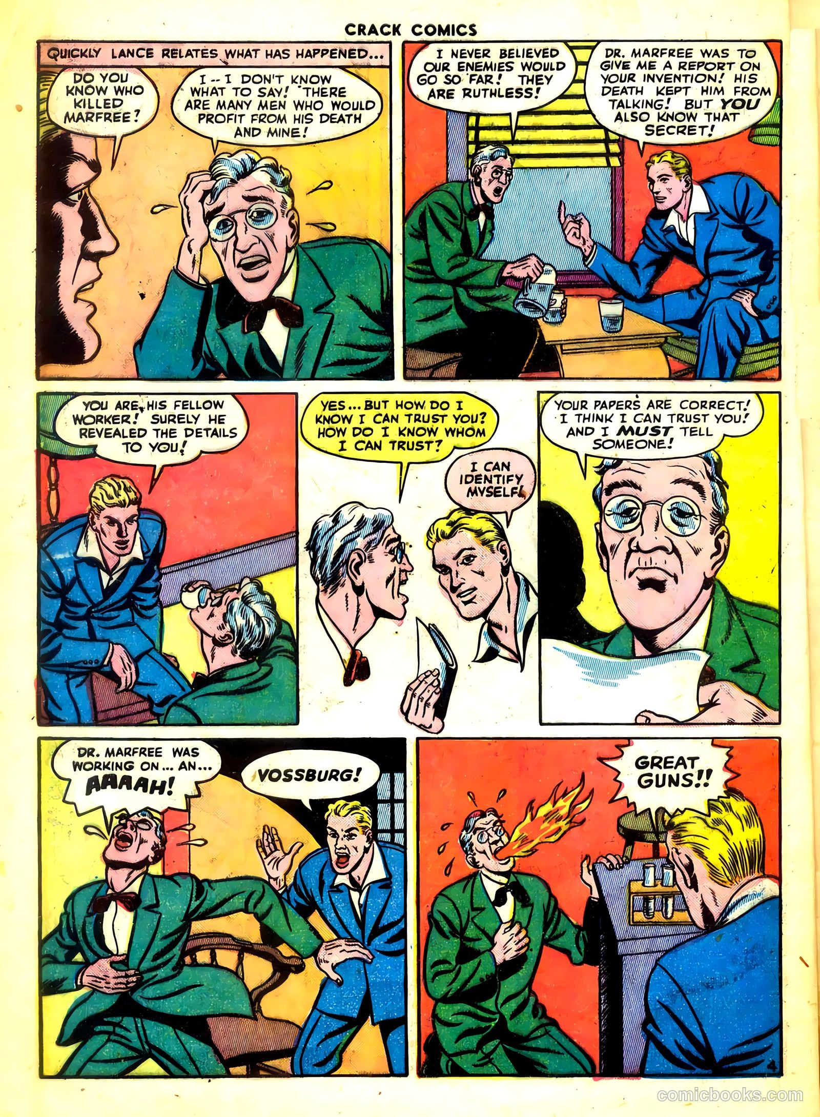 Crack Comics #35 (1944) — page 6 of 60