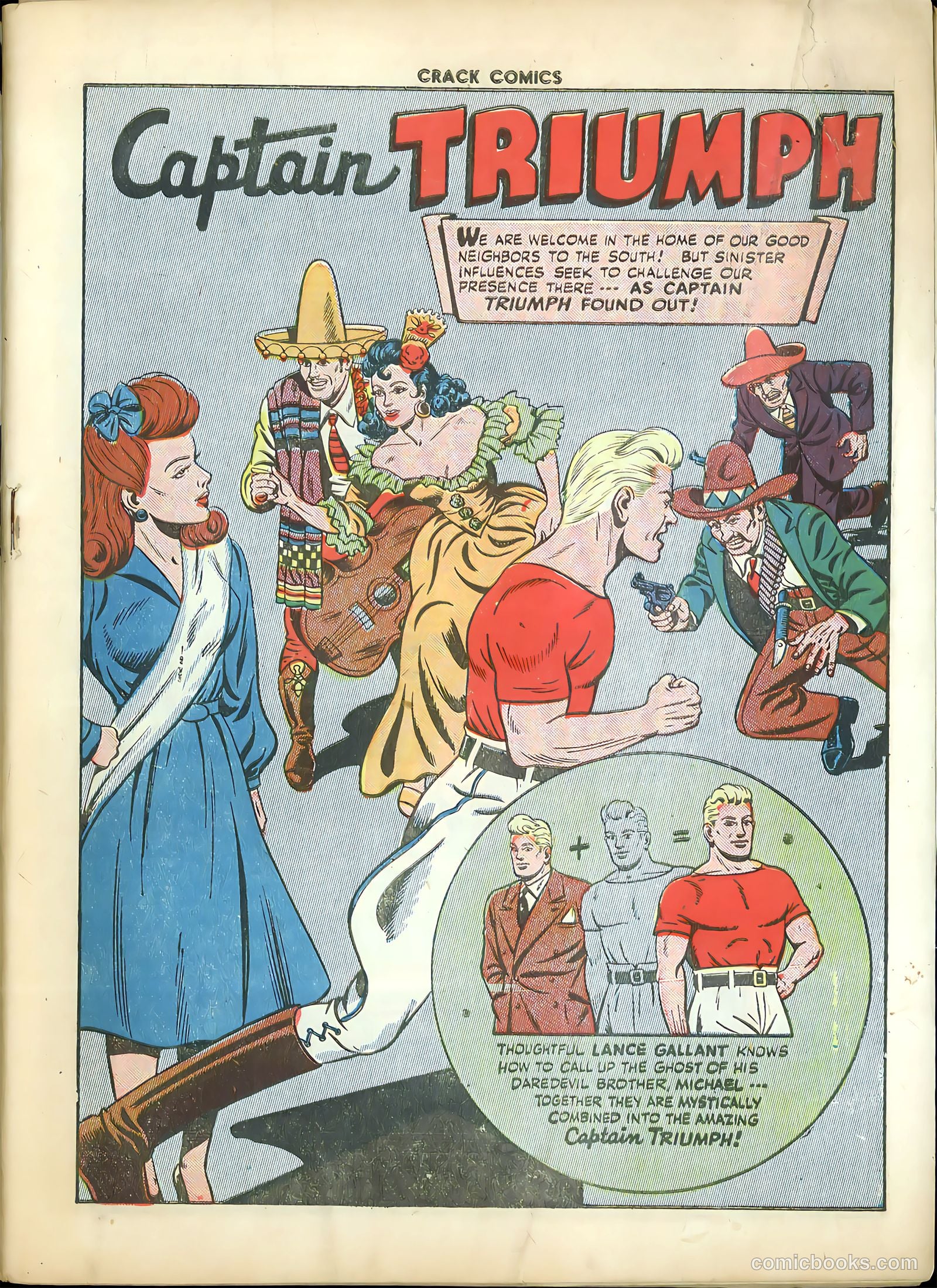 Crack Comics #36 (1944) — page 3 of 60
