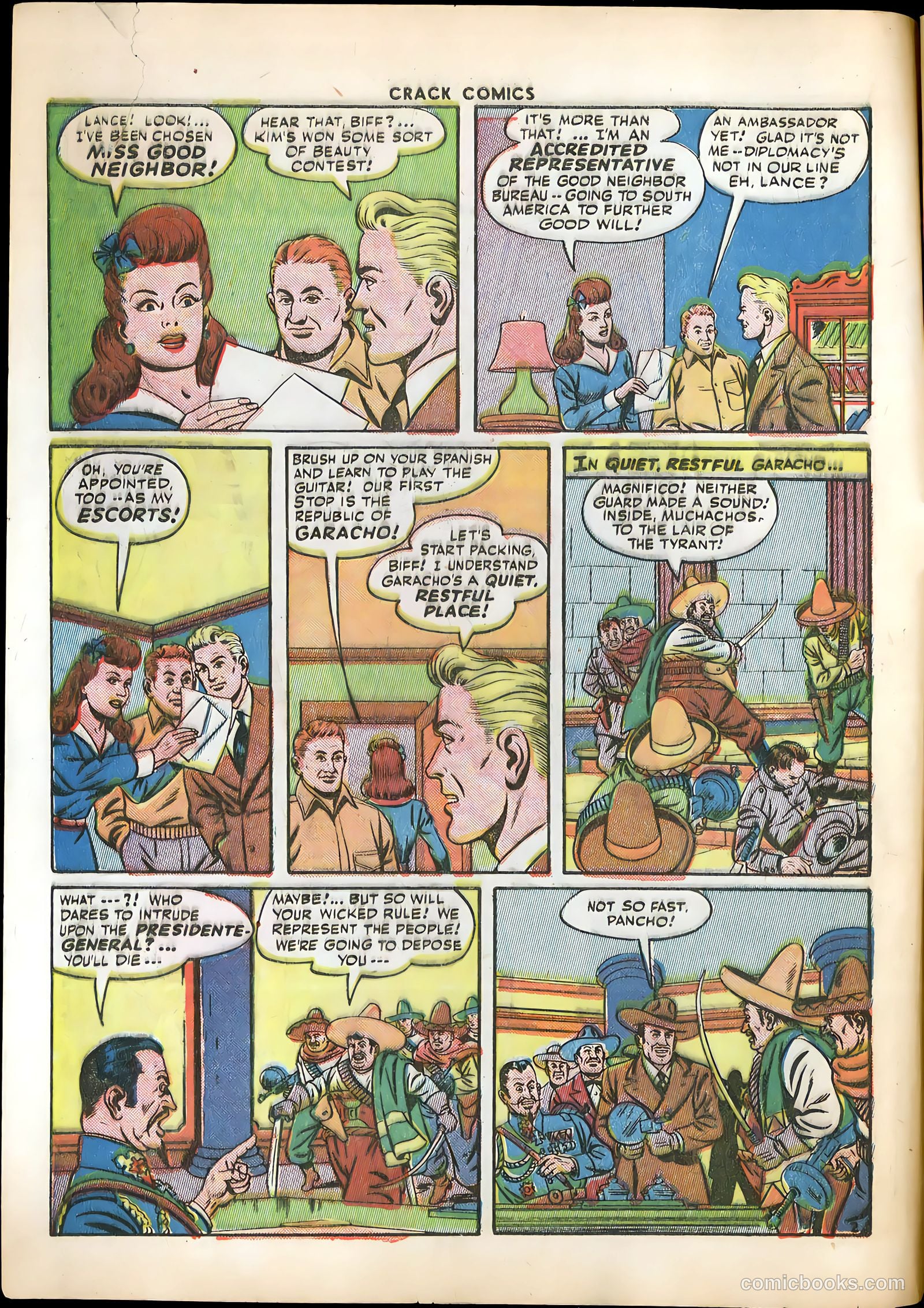 Crack Comics #36 (1944) — page 4 of 60