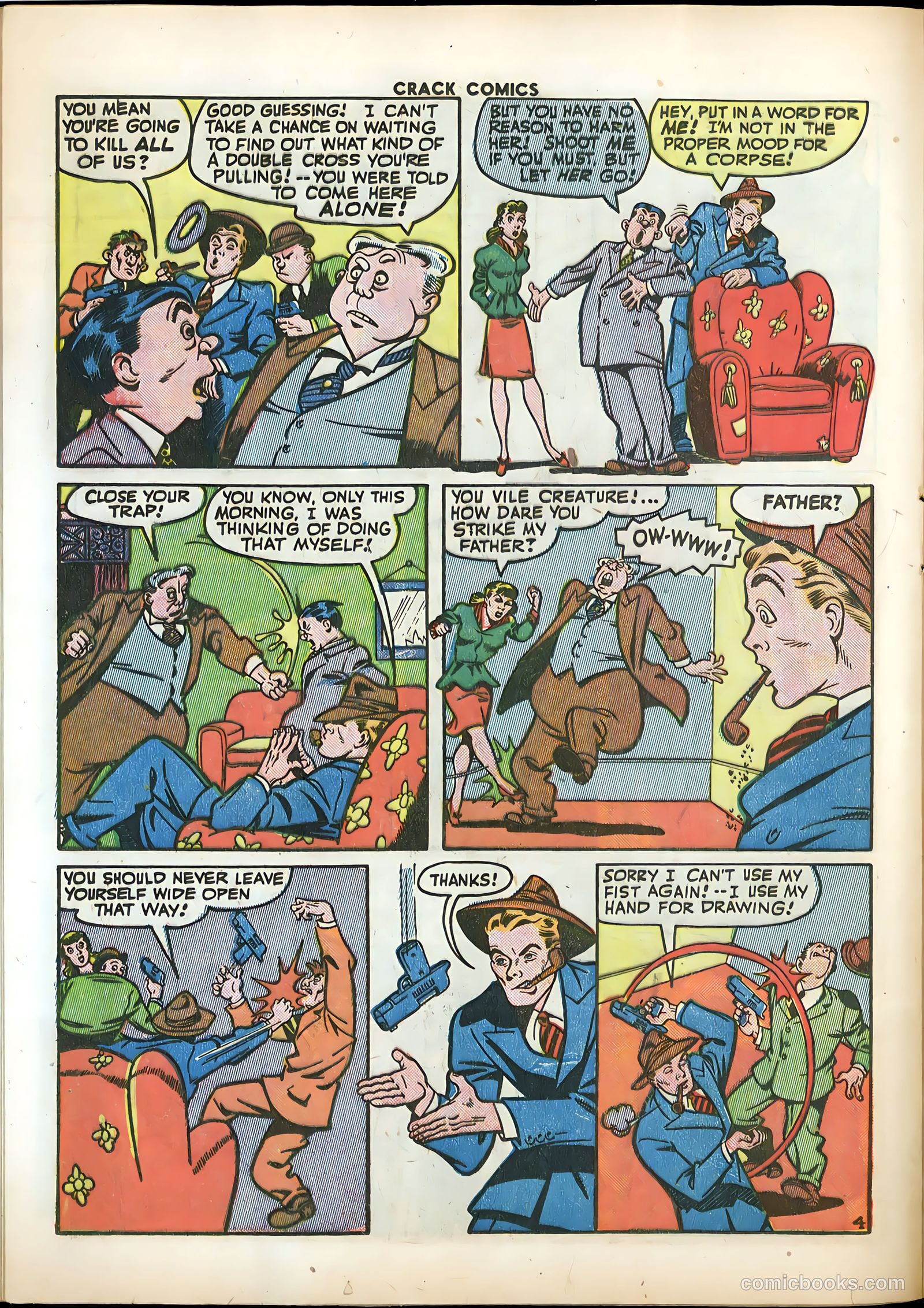 Crack Comics #36 (1944) — page 22 of 60