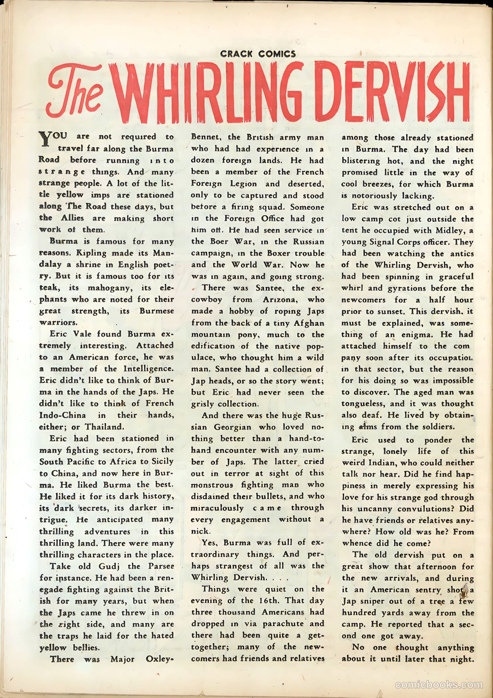Crack Comics #36 (1944) — page 40 of 60