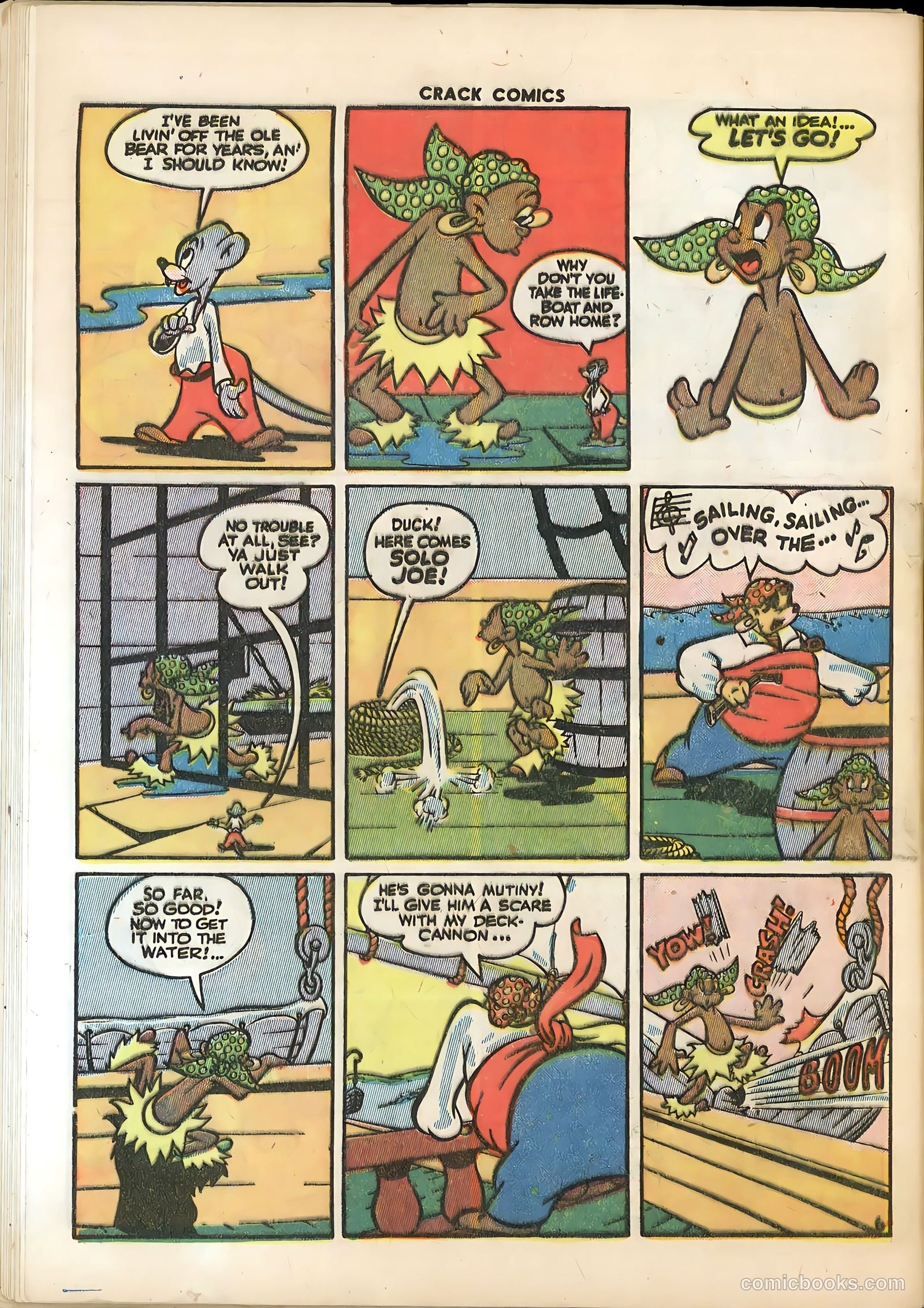 Crack Comics #36 (1944) — page 56 of 60