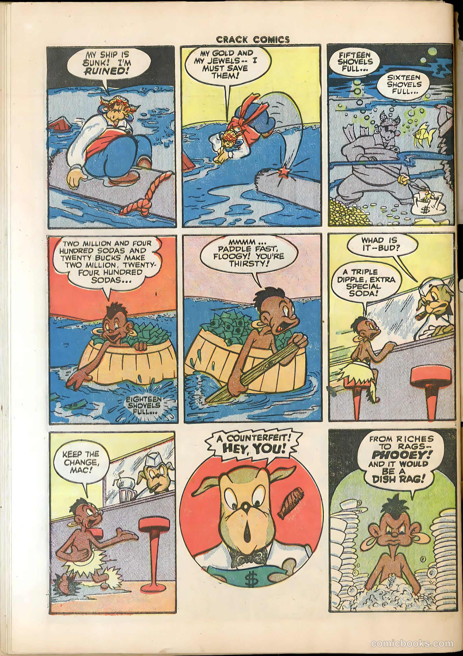 Crack Comics #36 (1944) — page 58 of 60