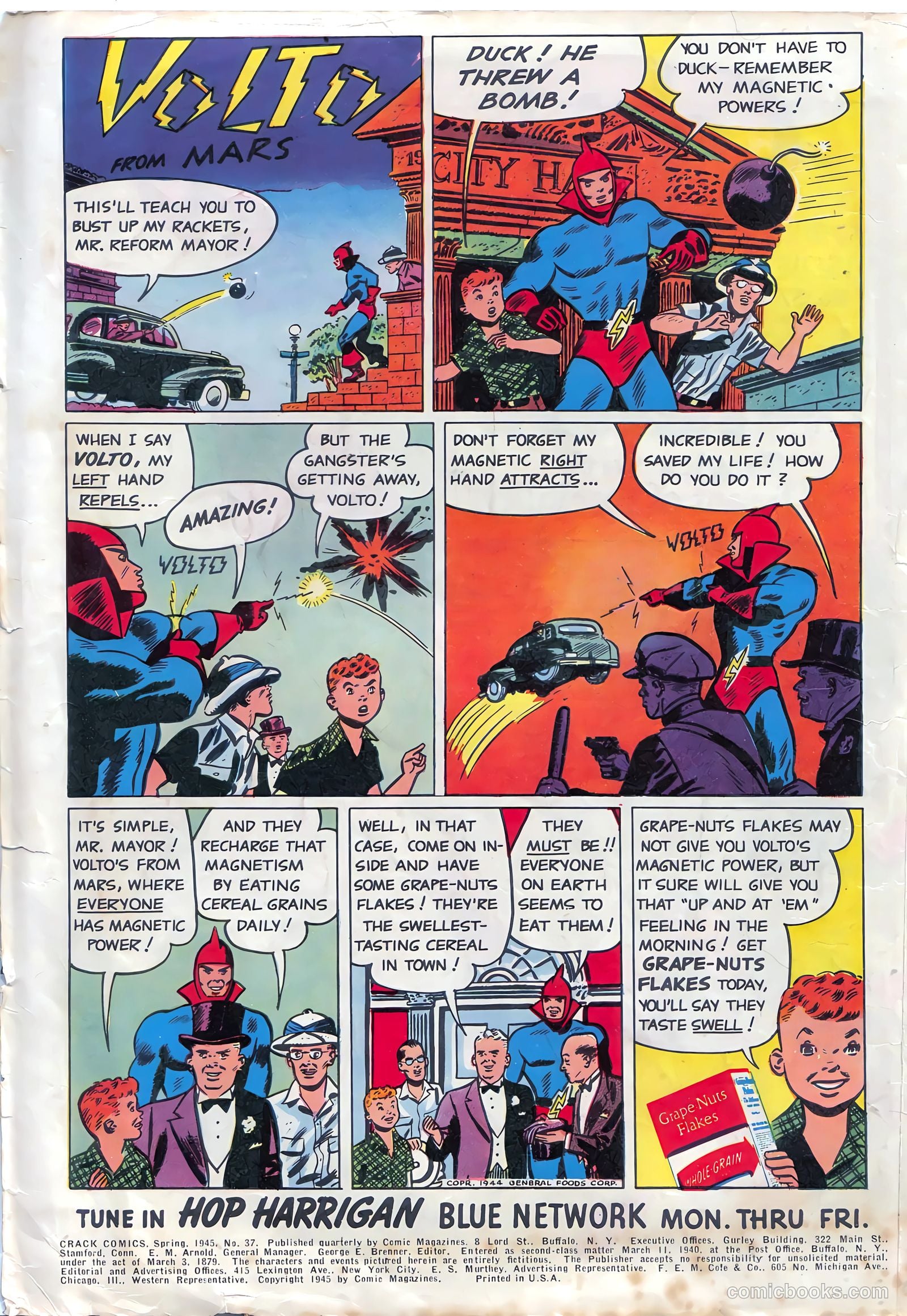 Crack Comics #37 (1945) — page 2 of 60