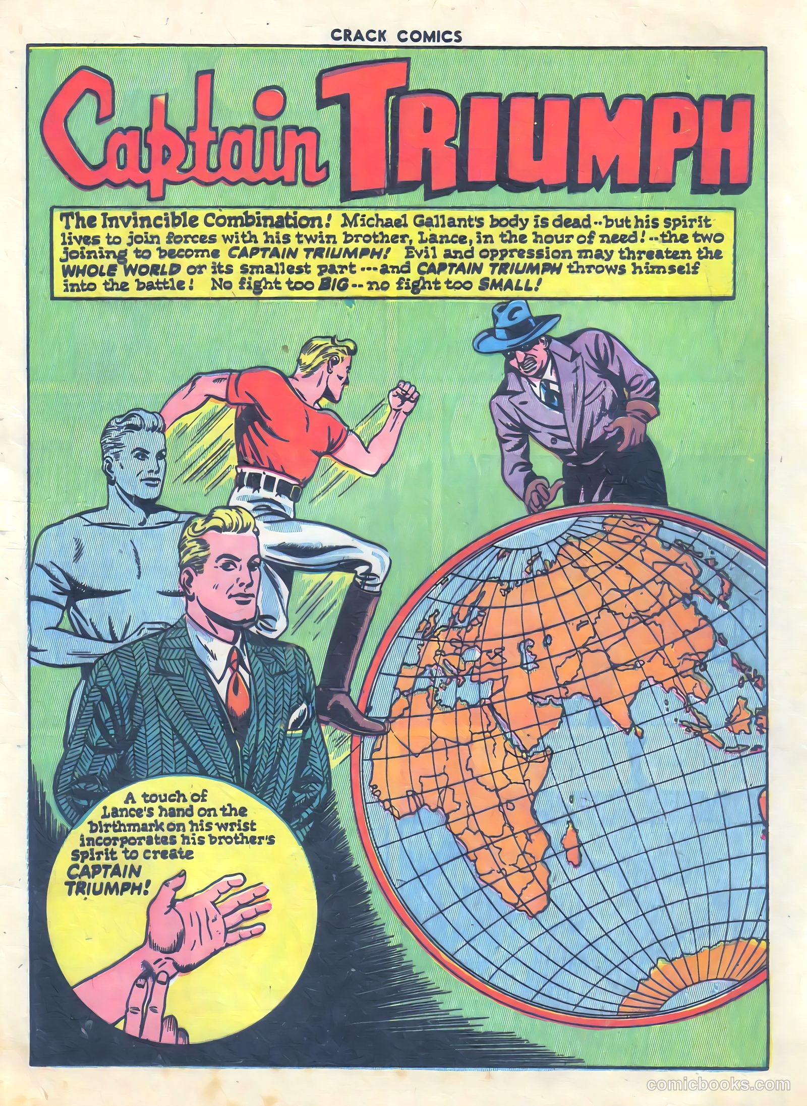Crack Comics #37 (1945) — page 3 of 60