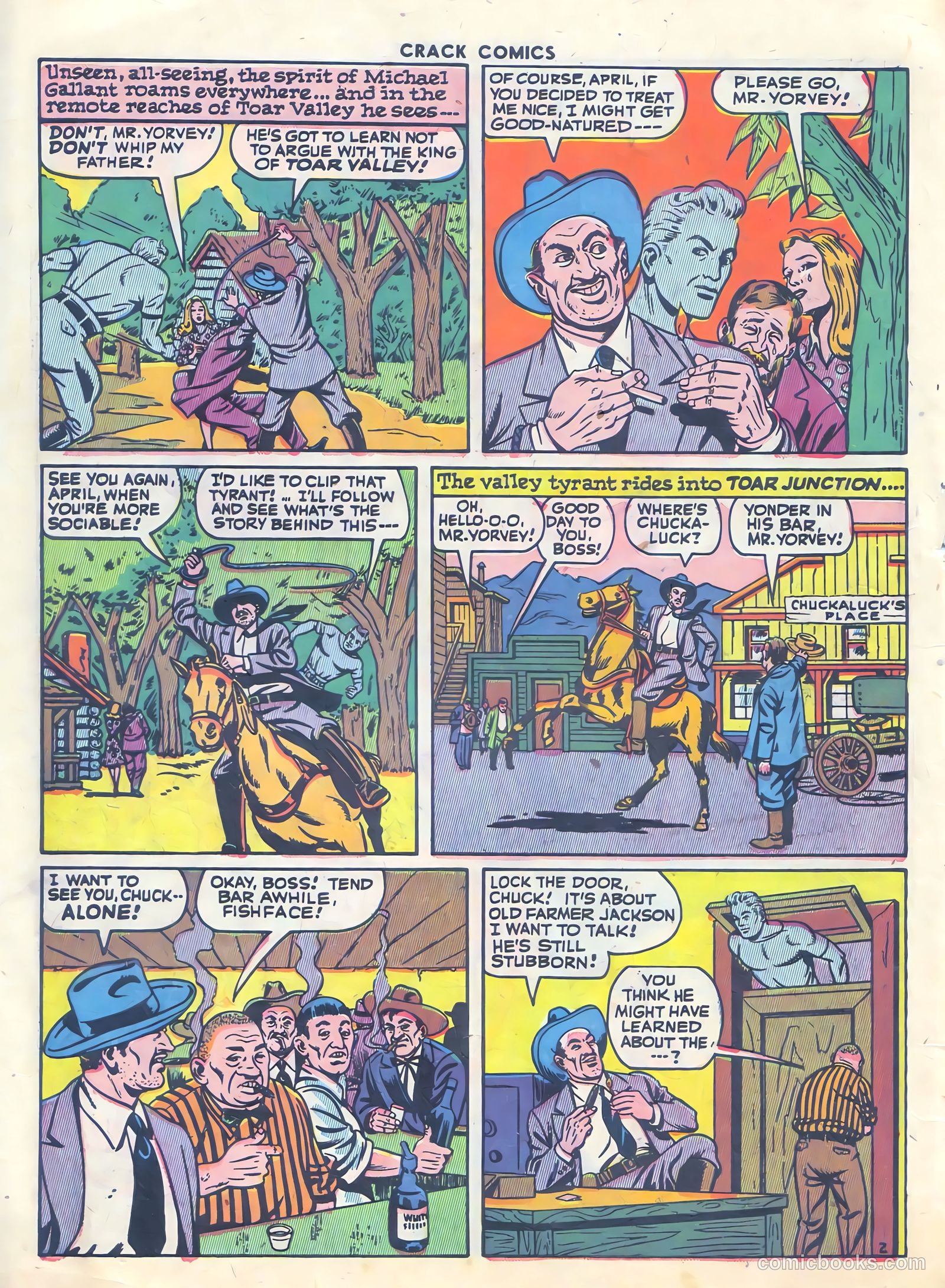 Crack Comics #37 (1945) — page 4 of 60