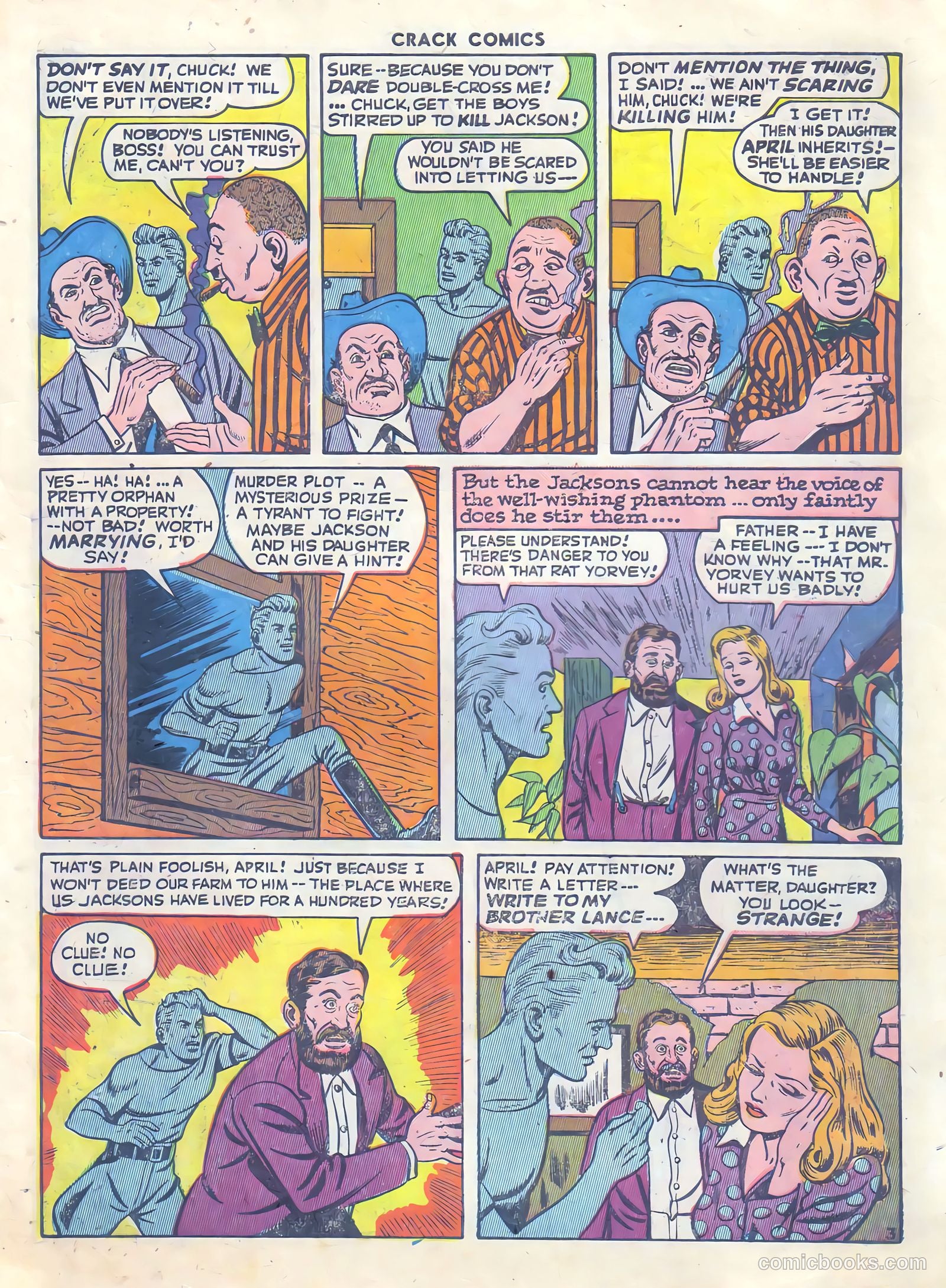 Crack Comics #37 (1945) — page 5 of 60