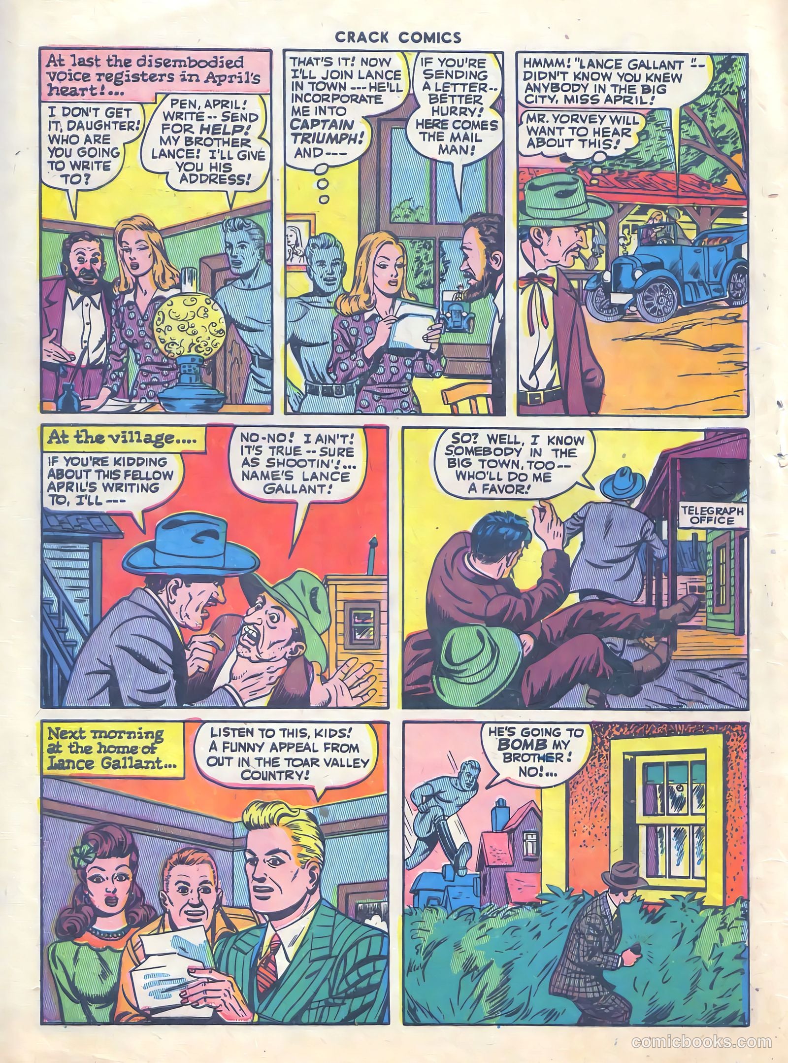 Crack Comics #37 (1945) — page 6 of 60