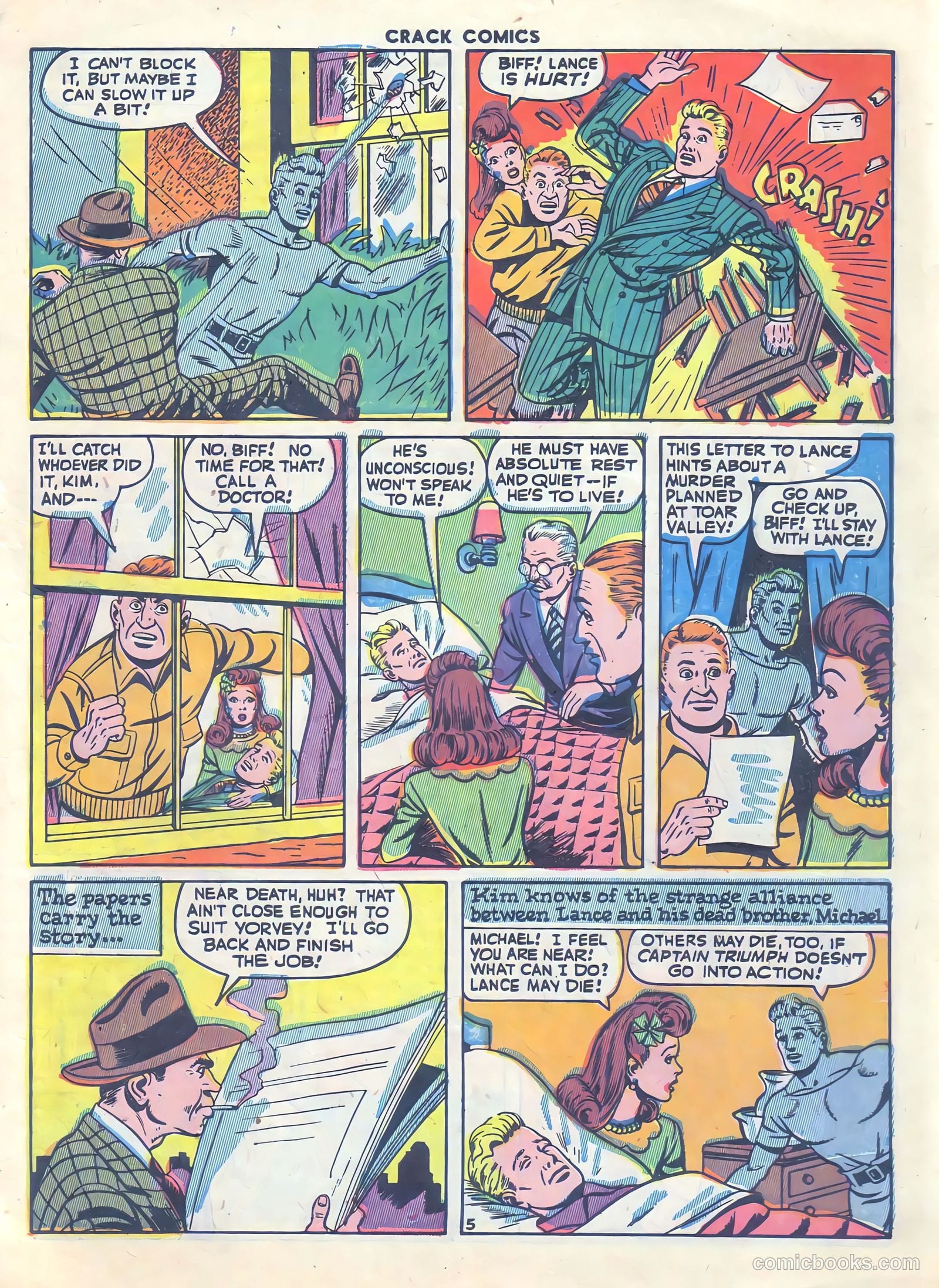 Crack Comics #37 (1945) — page 7 of 60