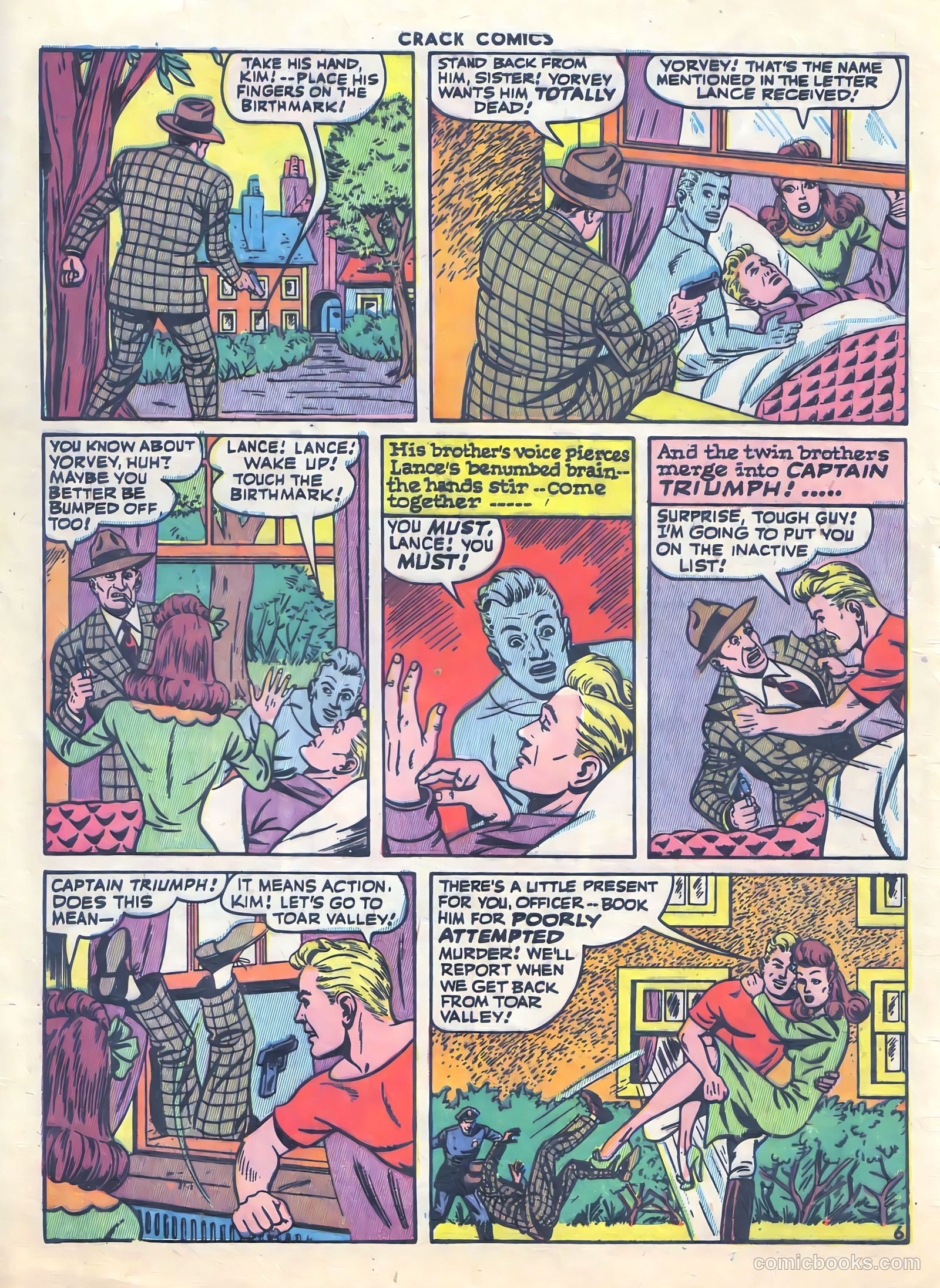 Crack Comics #37 (1945) — page 8 of 60