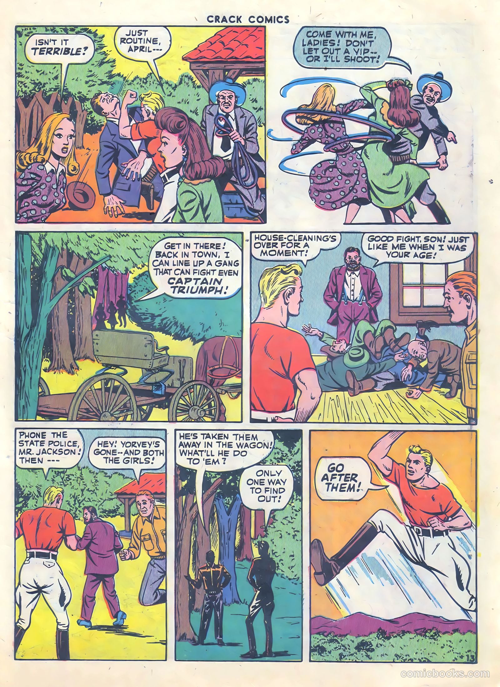Crack Comics #37 (1945) — page 15 of 60