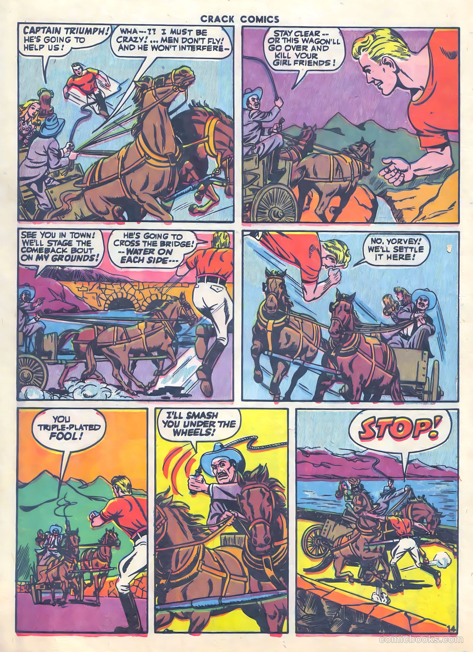 Crack Comics #37 (1945) — page 16 of 60