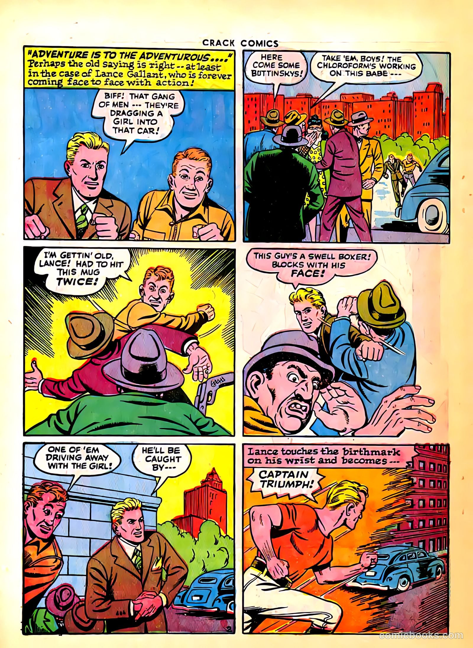 Crack Comics #38 (1945) — page 4 of 60