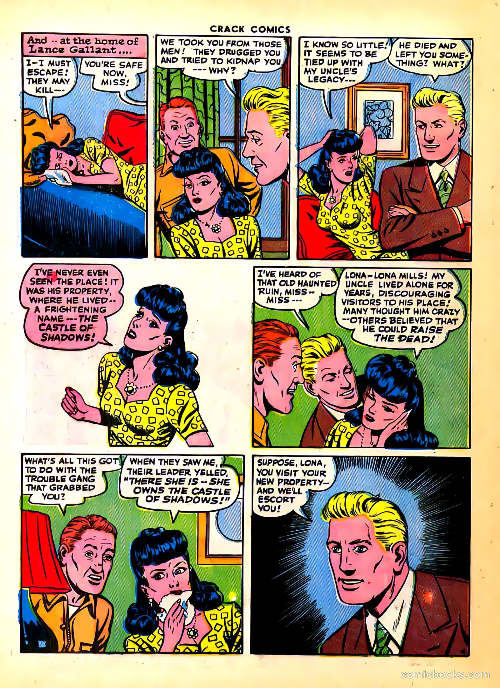 Crack Comics #38 (1945) — page 6 of 60