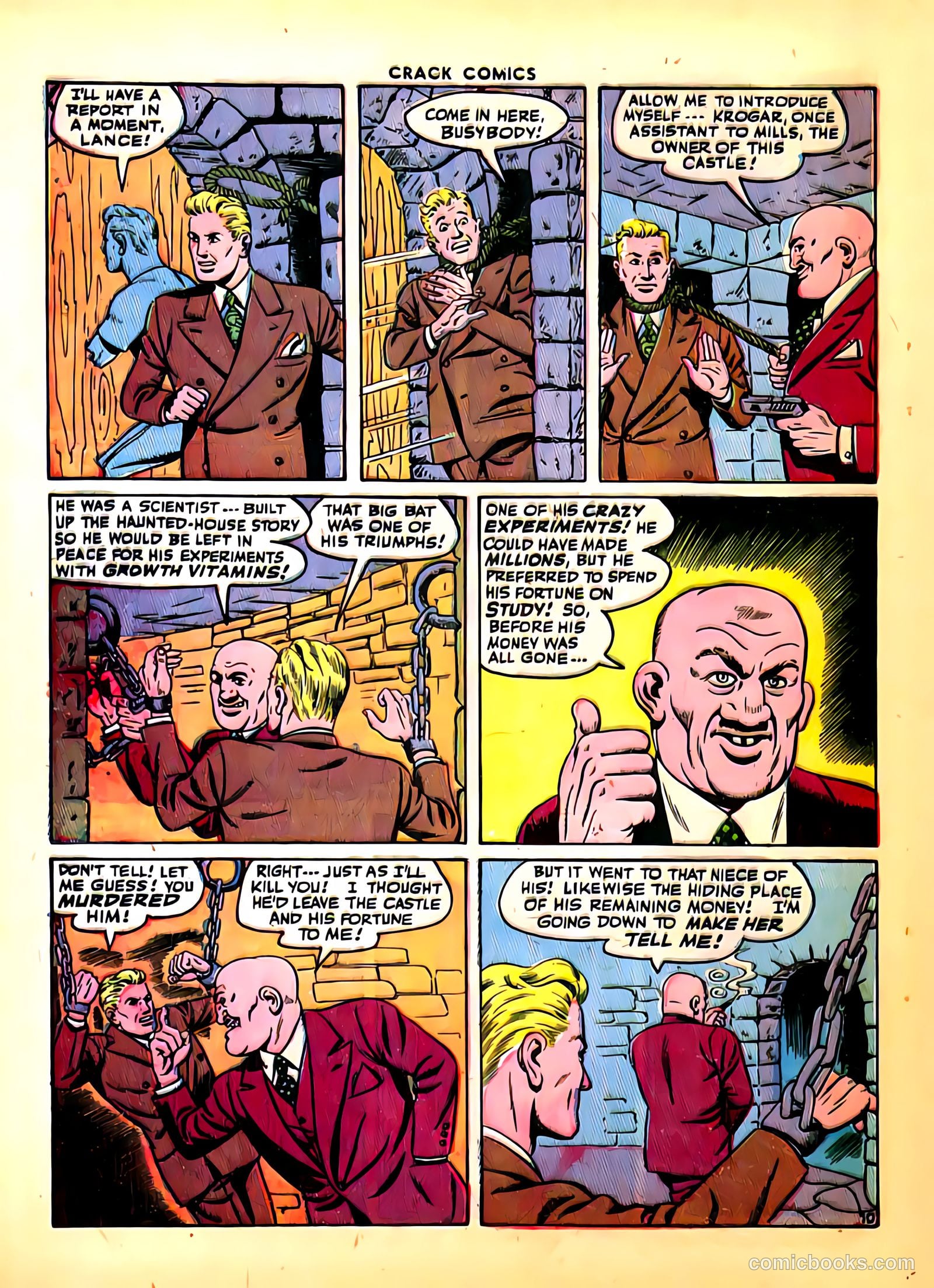 Crack Comics #38 (1945) — page 12 of 60