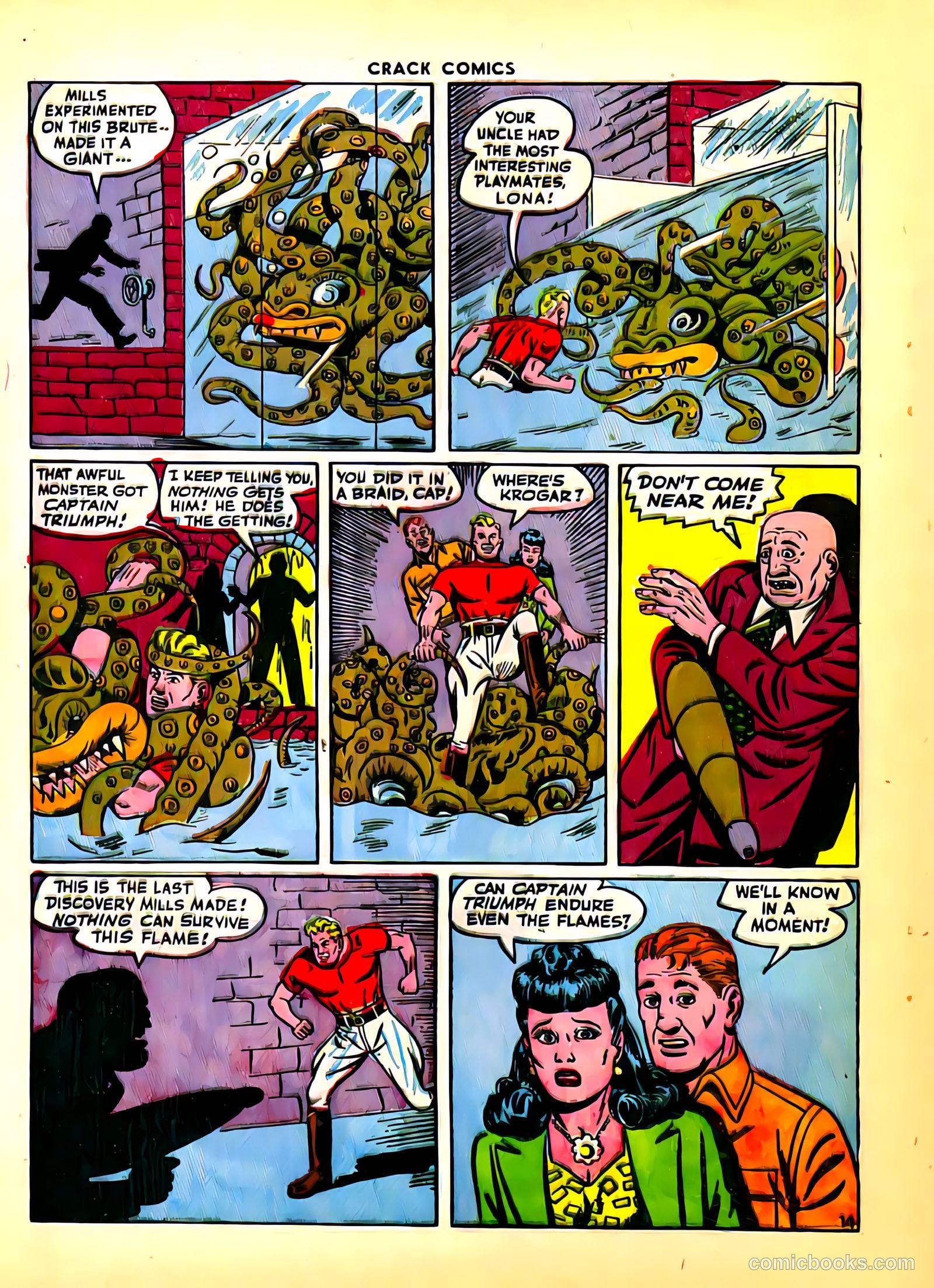 Crack Comics #38 (1945) — page 16 of 60