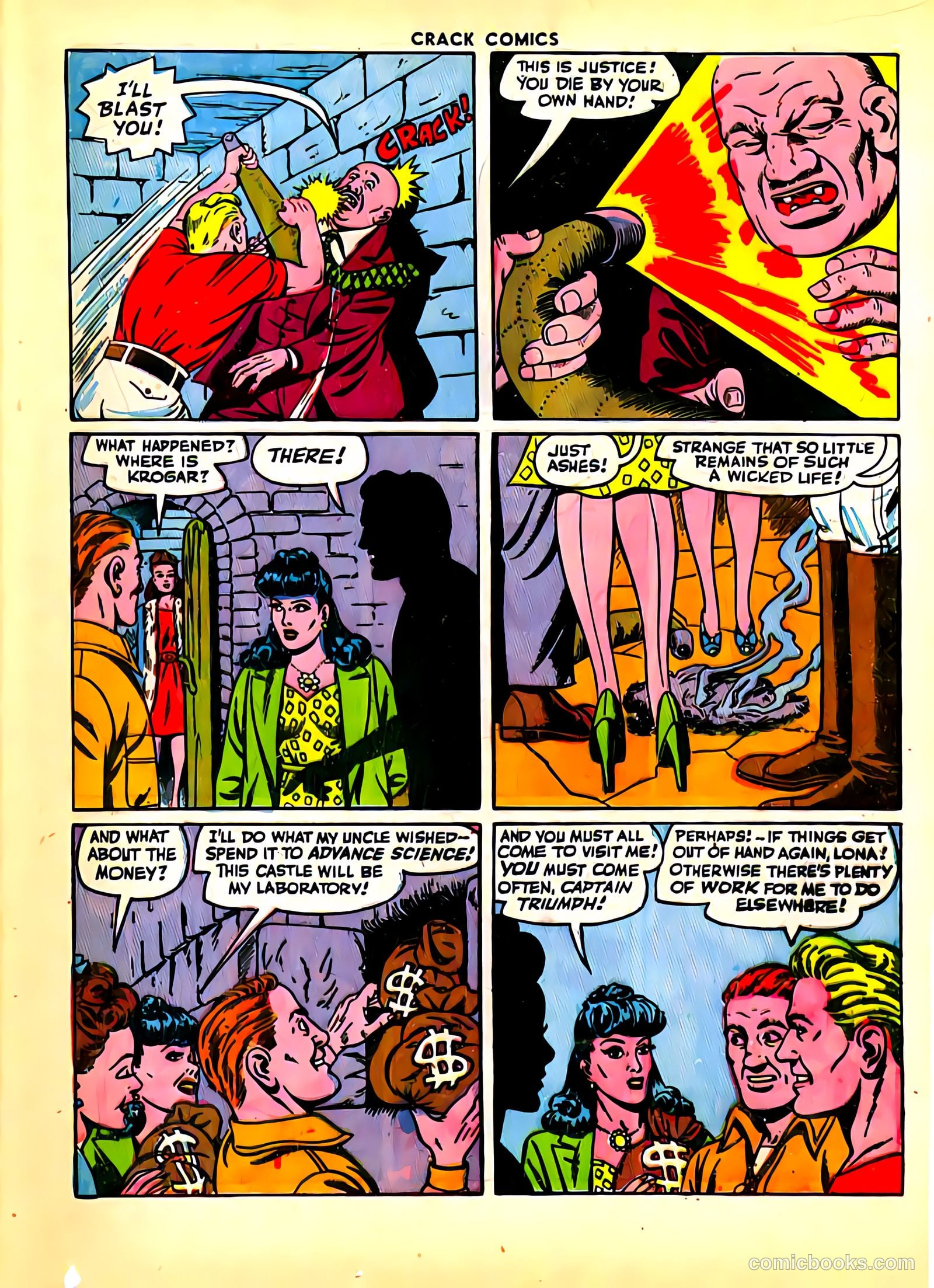 Crack Comics #38 (1945) — page 17 of 60