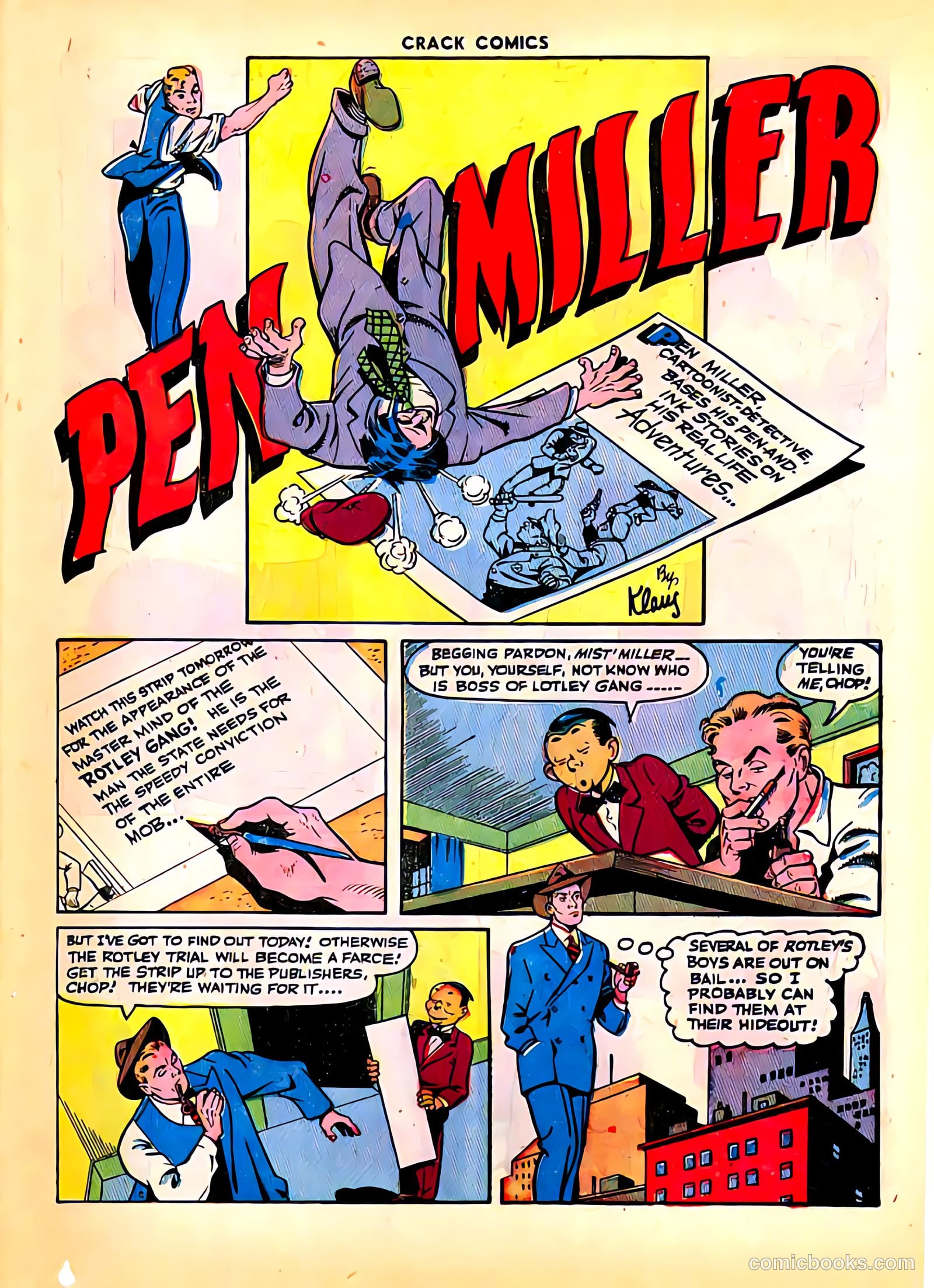 Crack Comics #38 (1945) — page 19 of 60