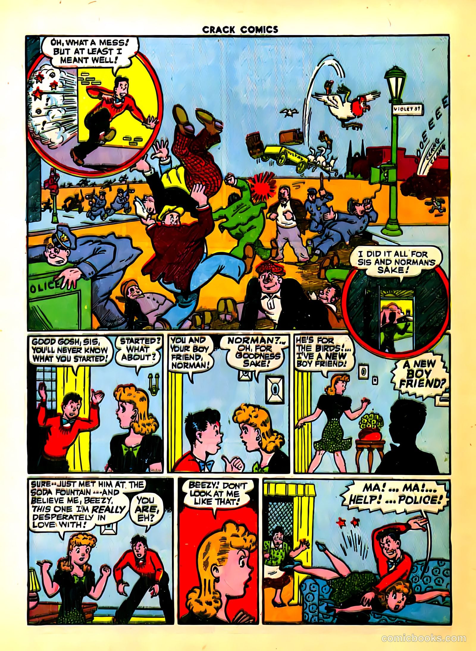Crack Comics #38 (1945) — page 58 of 60