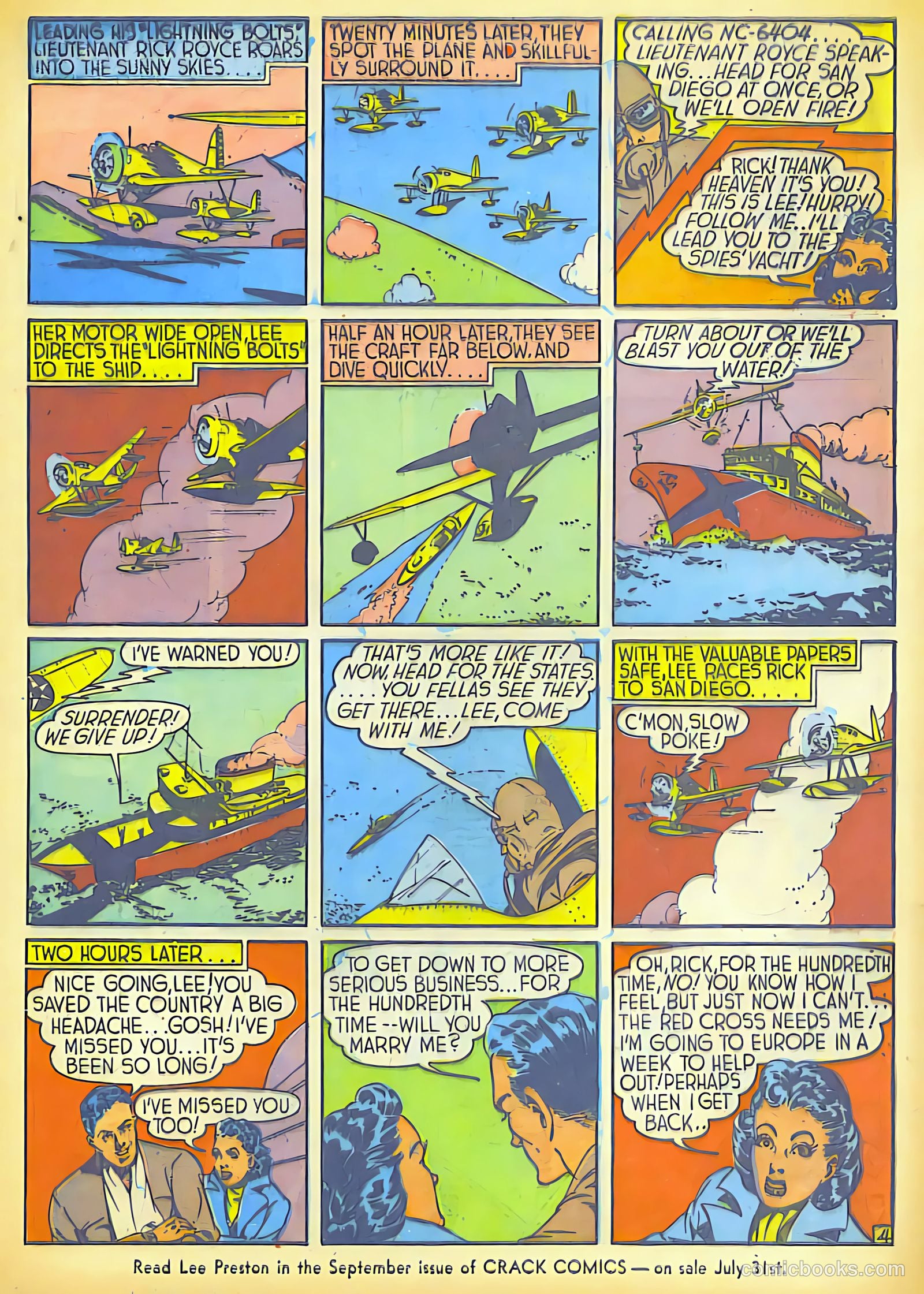 Crack Comics #4 (1940) — page 33 of 68