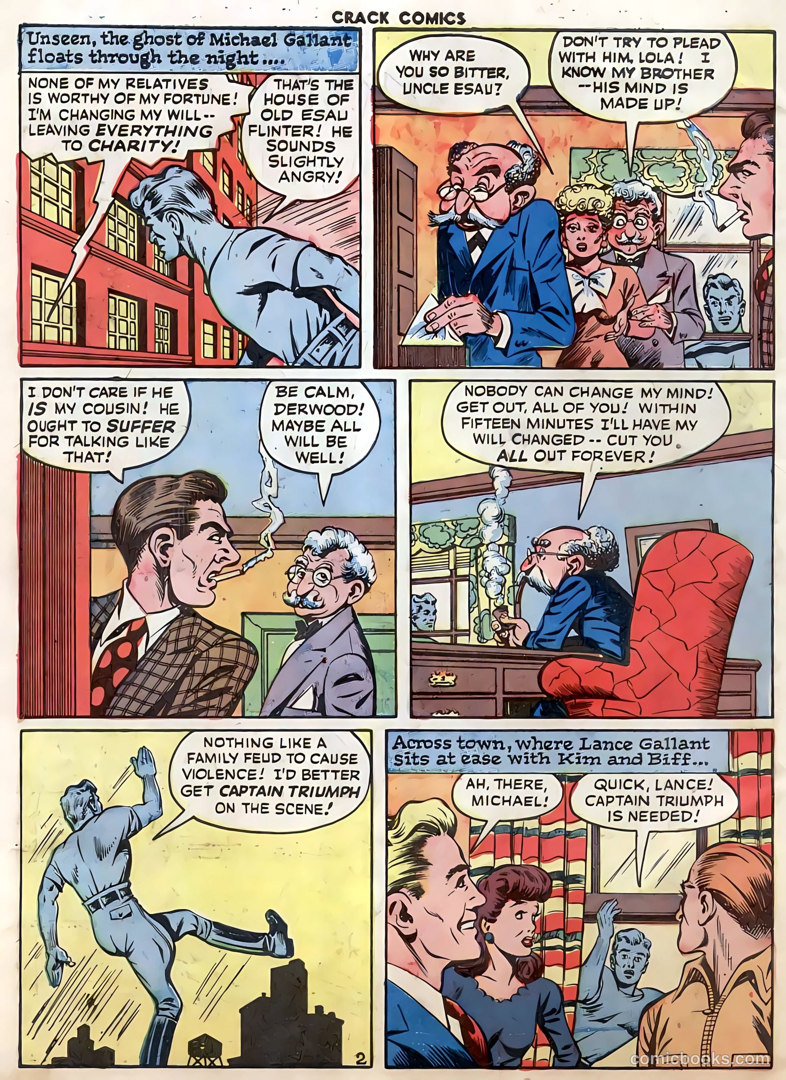 Crack Comics #40 (1945) — page 4 of 60
