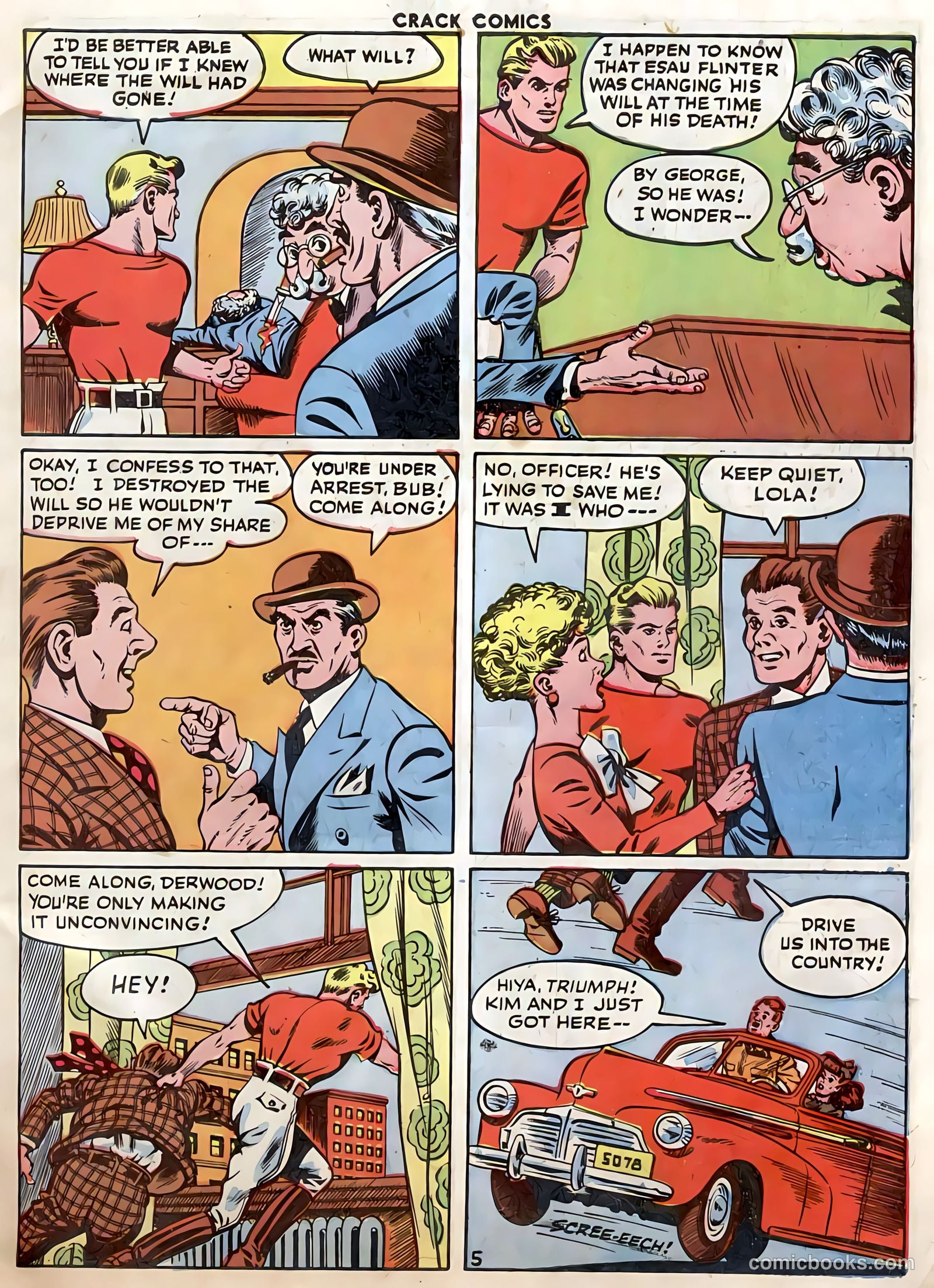 Crack Comics #40 (1945) — page 7 of 60