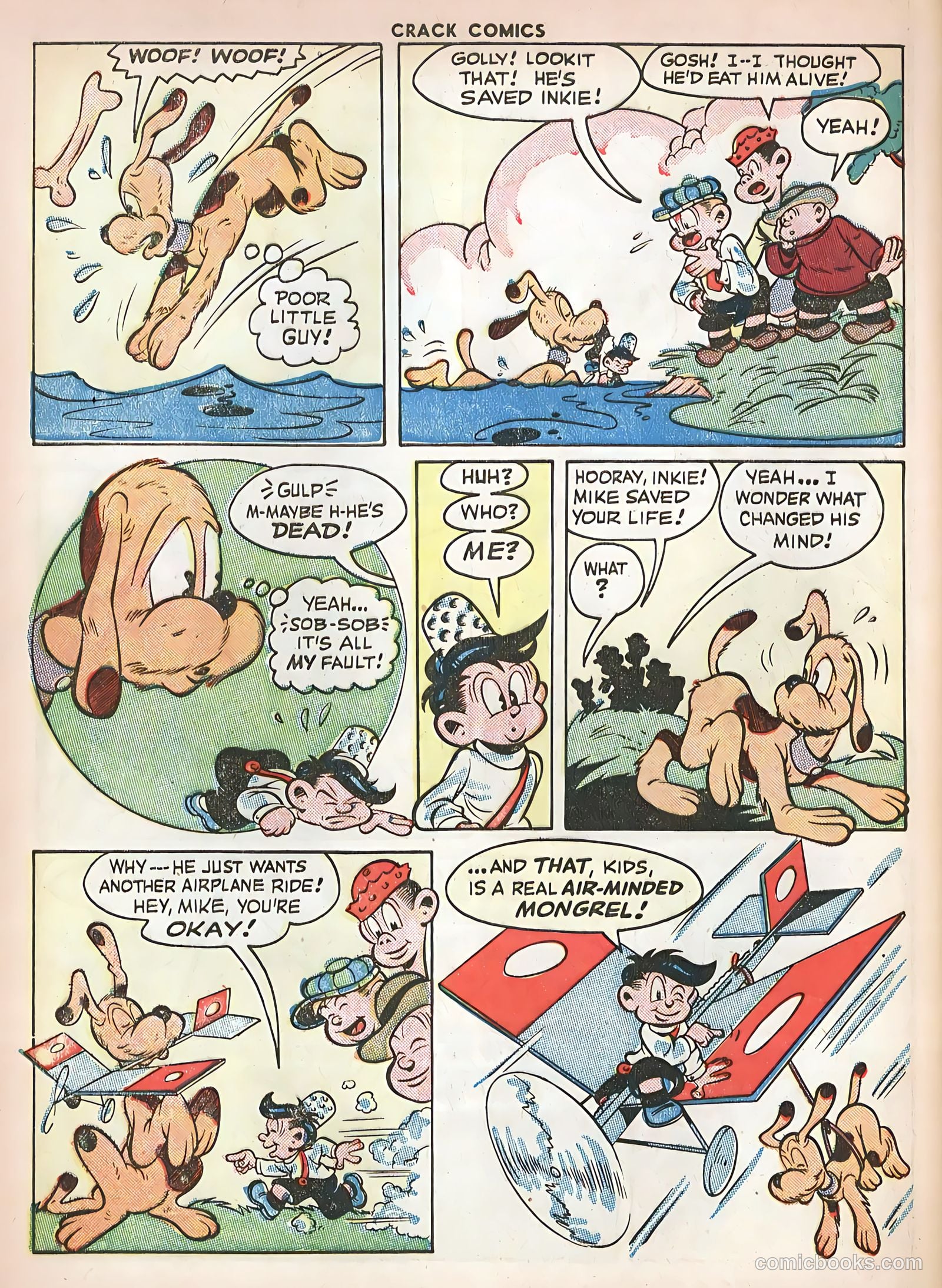 Crack Comics #41 (1946) — page 58 of 60