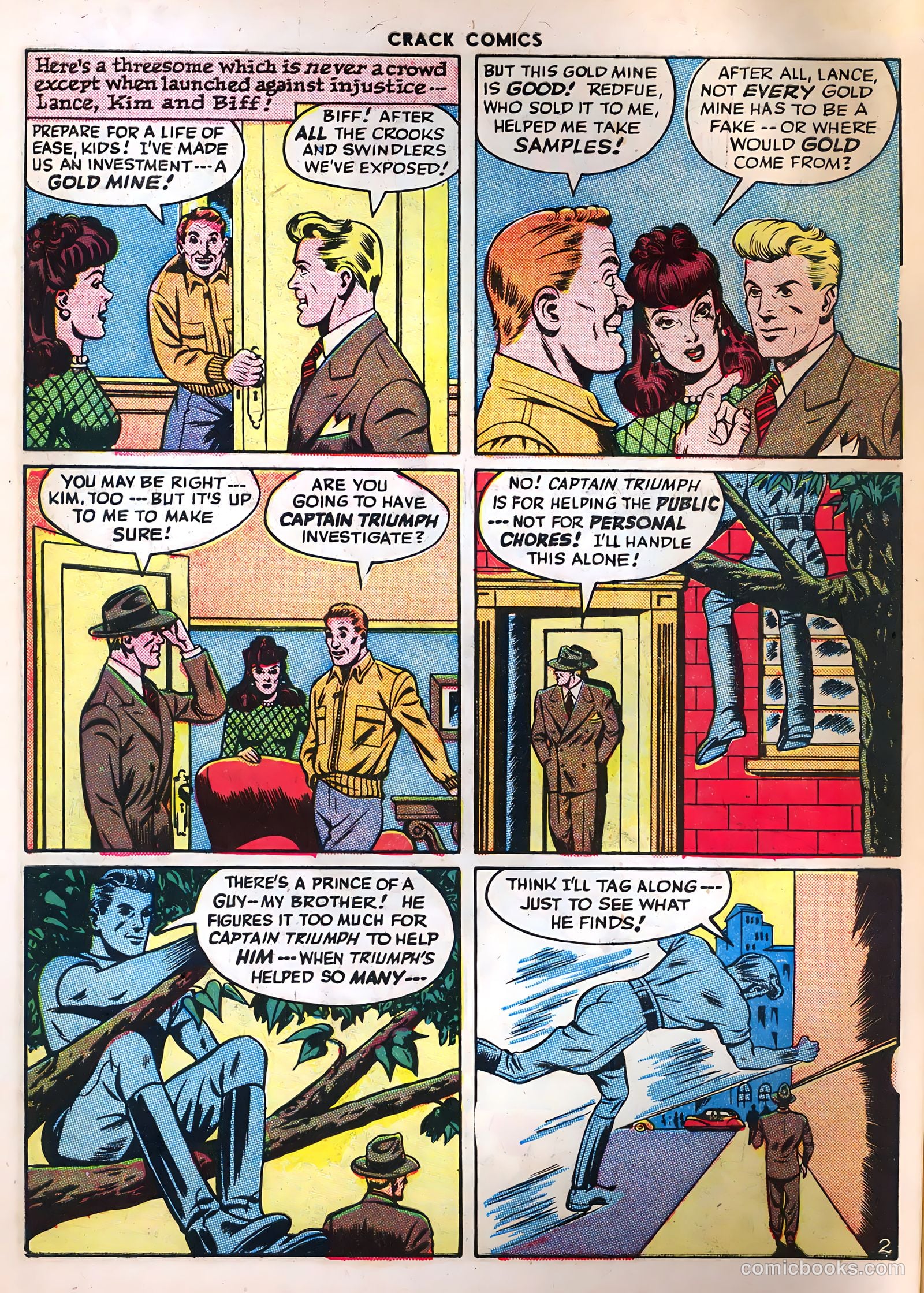 Crack Comics #42 (1946) — page 4 of 60