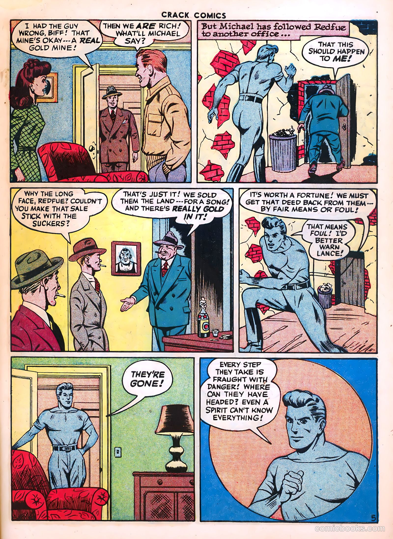 Crack Comics #42 (1946) — page 7 of 60
