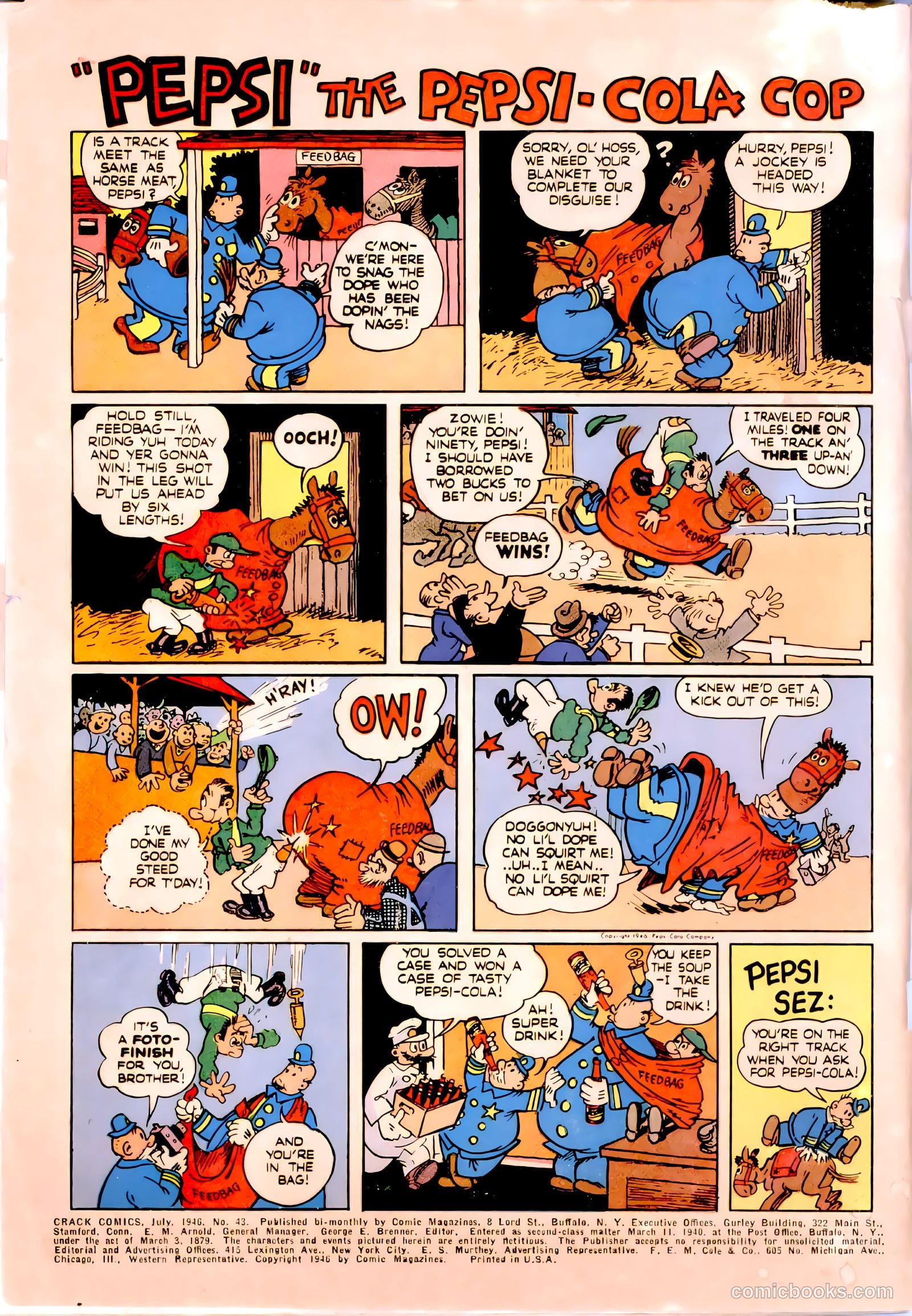 Crack Comics #43 (1946) — page 2 of 60