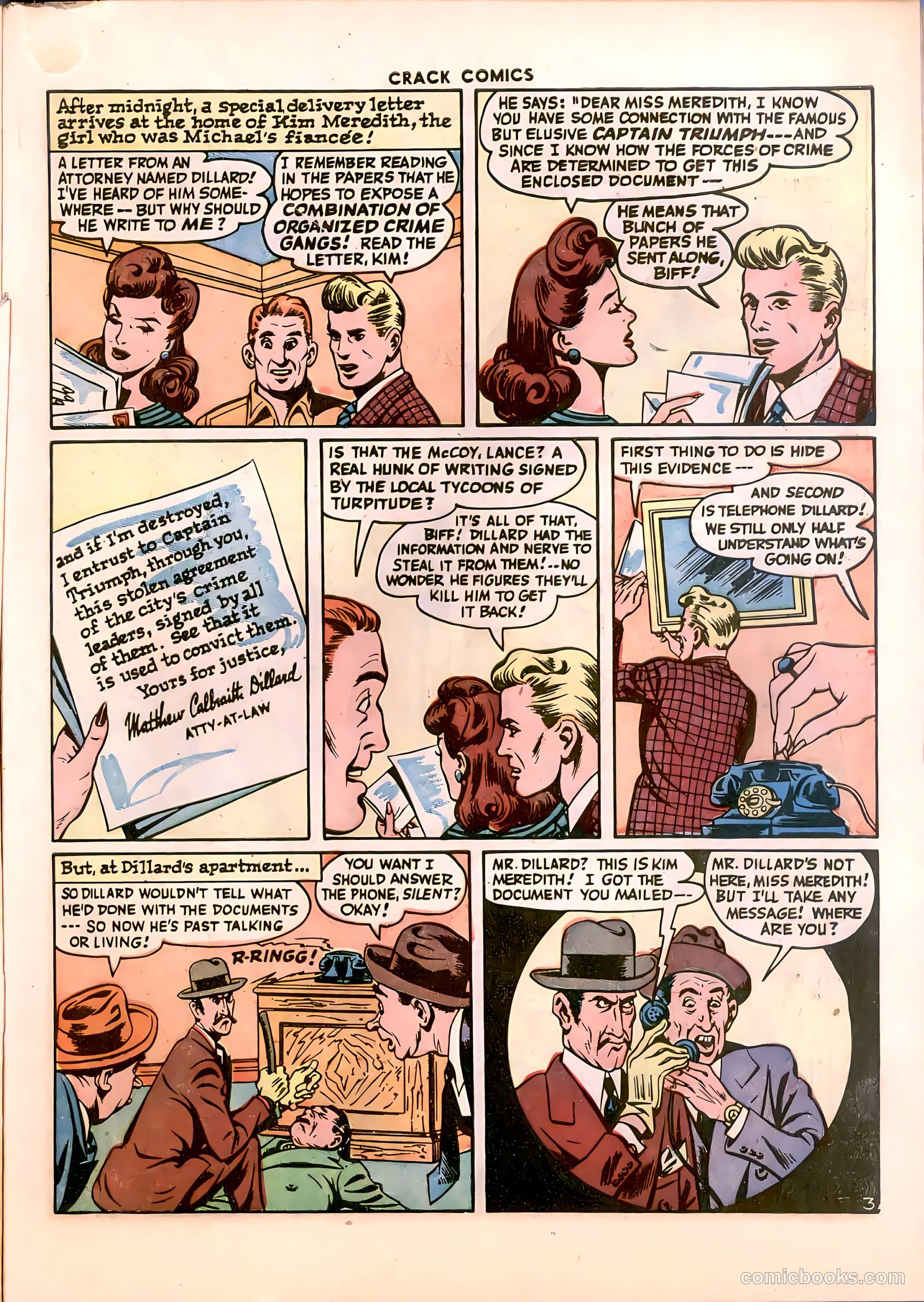 Crack Comics #43 (1946) — page 5 of 60