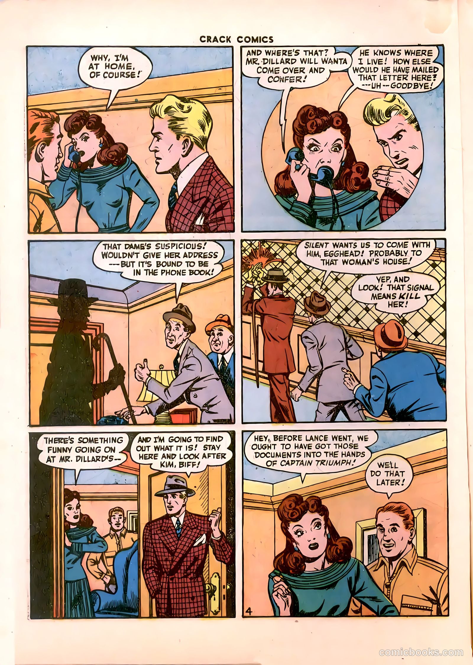 Crack Comics #43 (1946) — page 6 of 60