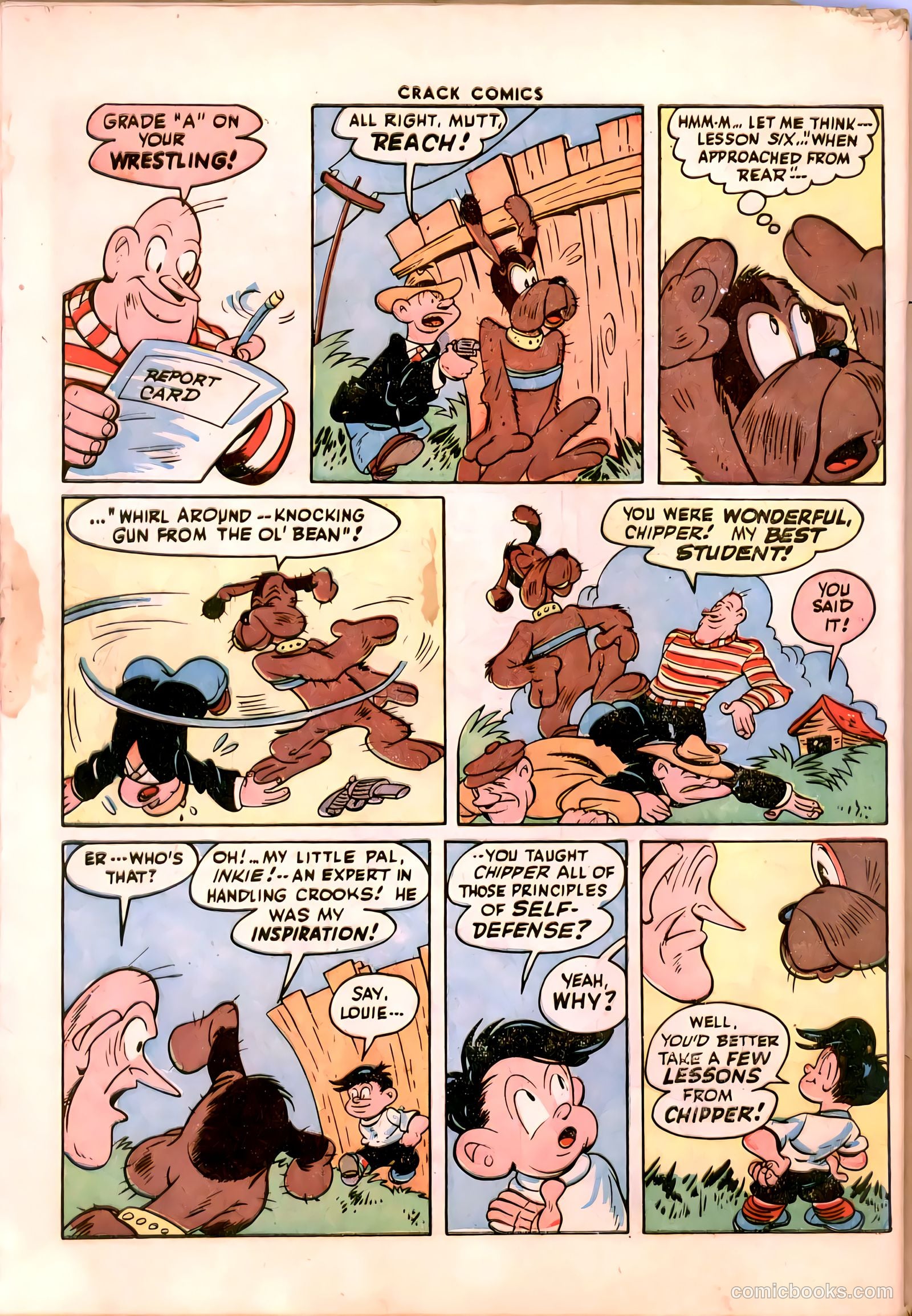 Crack Comics #43 (1946) — page 58 of 60