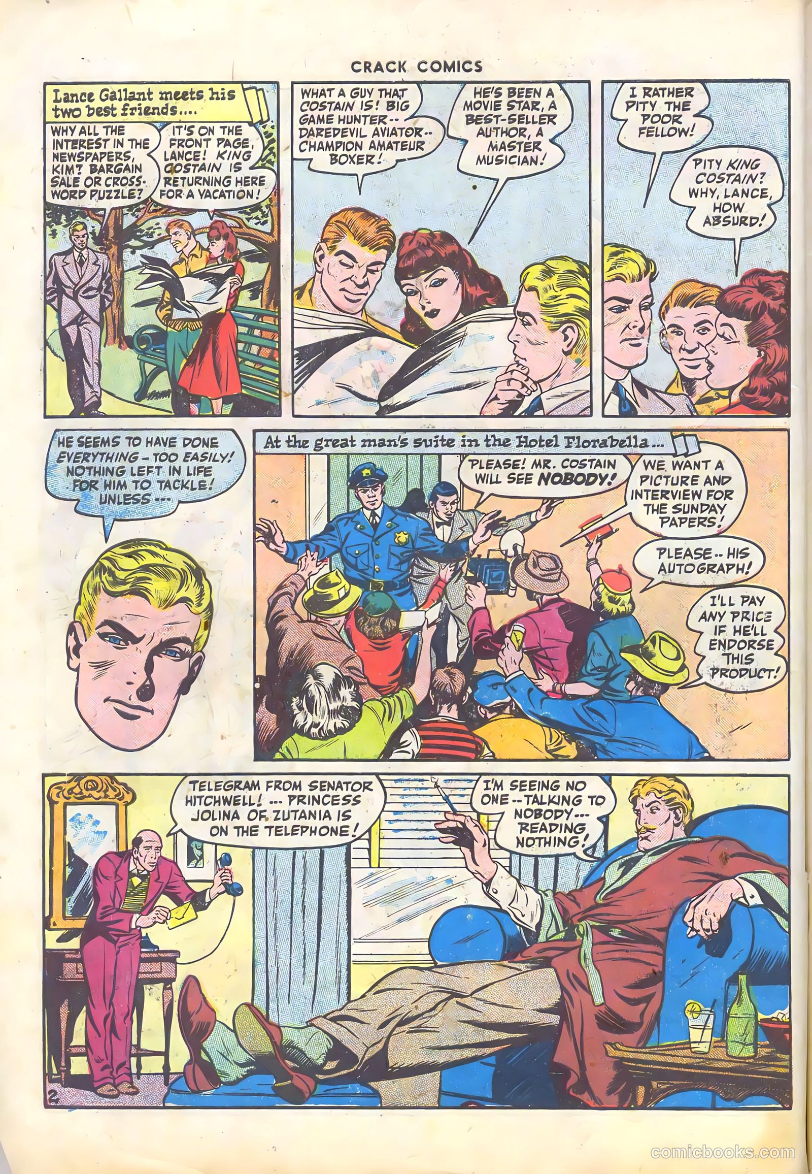 Crack Comics #45 (1946) — page 4 of 60