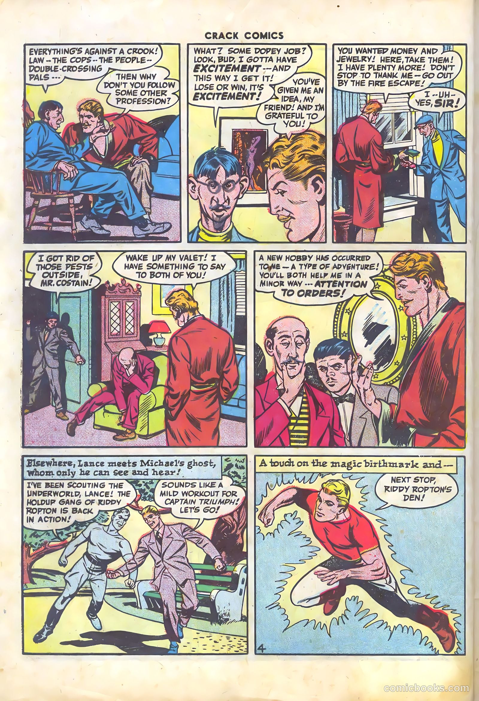 Crack Comics #45 (1946) — page 6 of 60