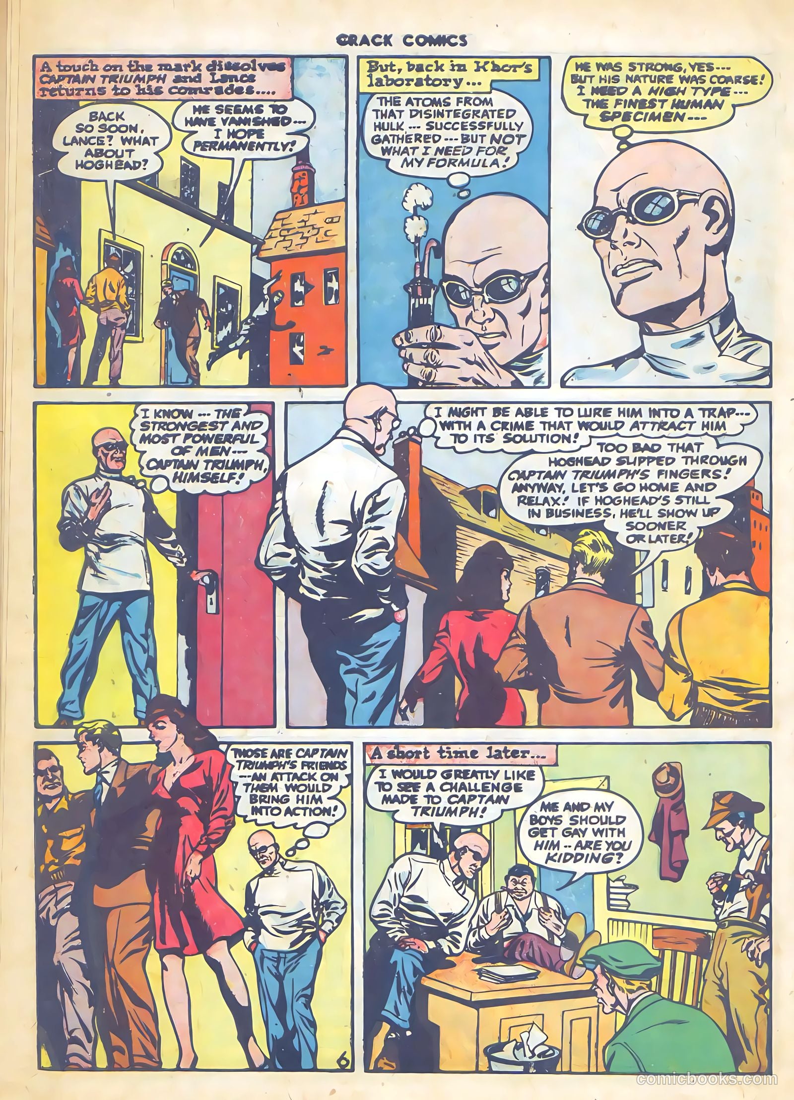 Crack Comics #47 (1947) — page 8 of 60