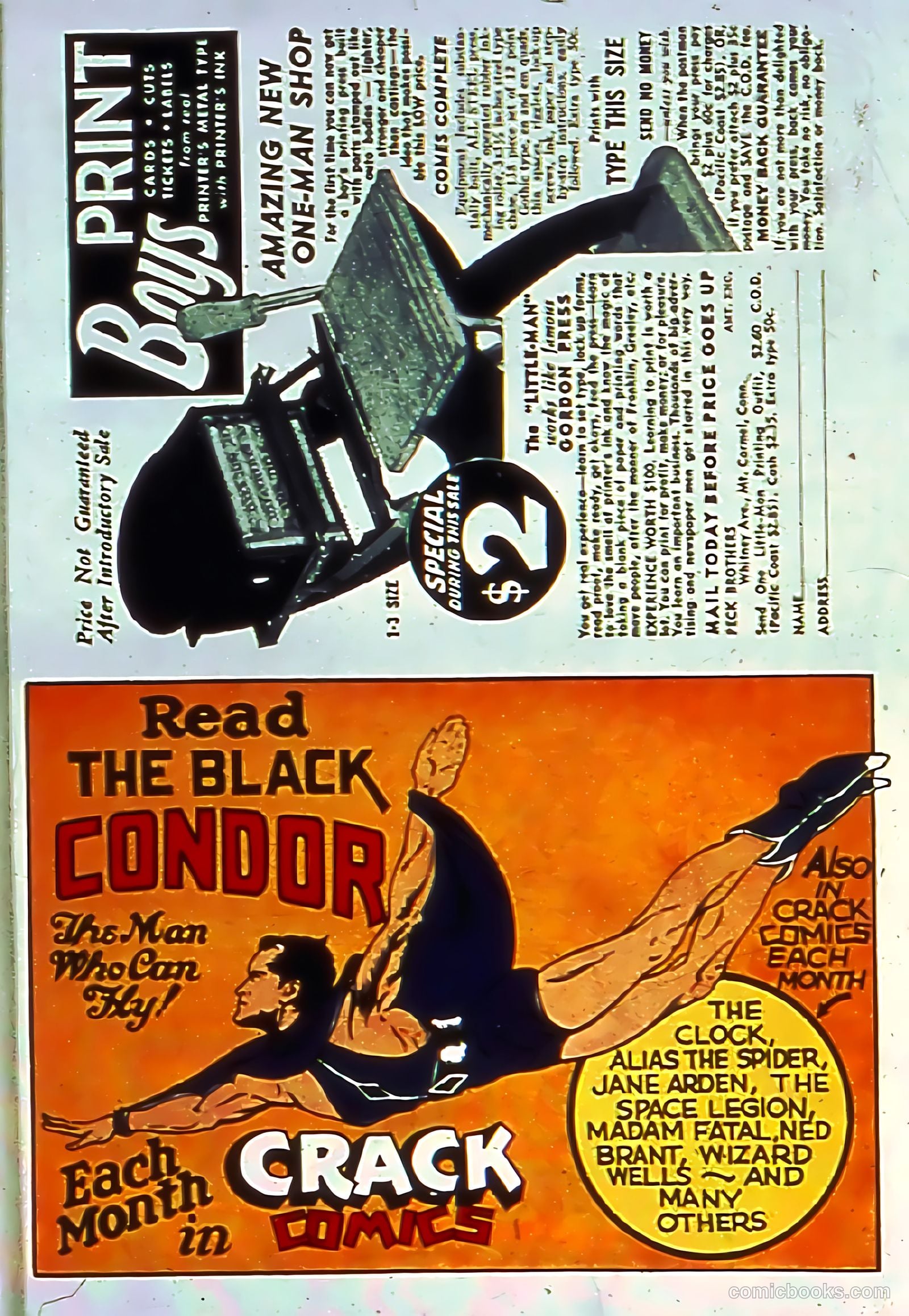 Crack Comics #5 (1940) — page 67 of 68