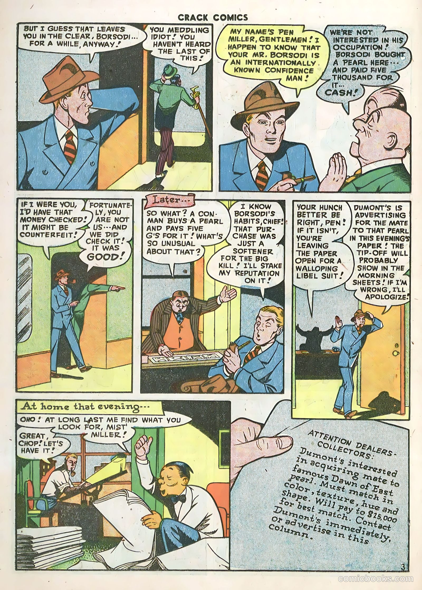 Crack Comics #52 (1948) — page 34 of 52