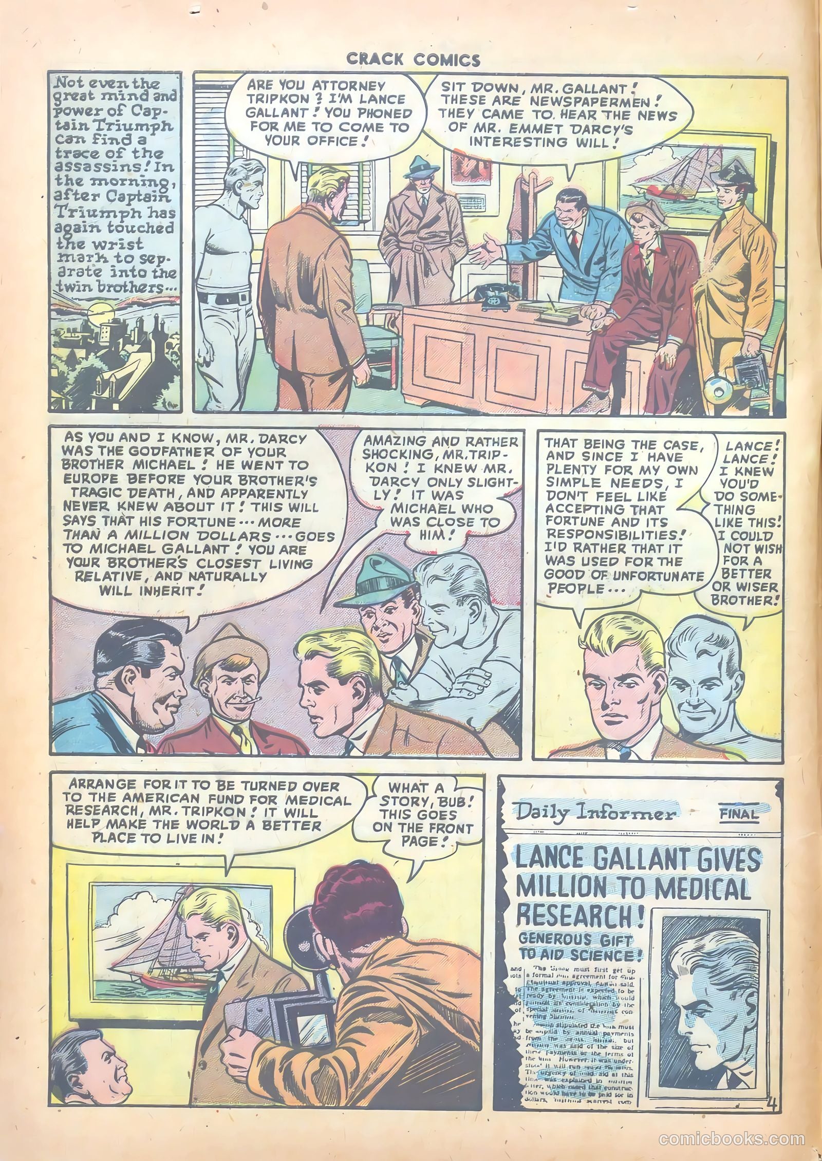 Crack Comics #53 (1948) — page 6 of 52