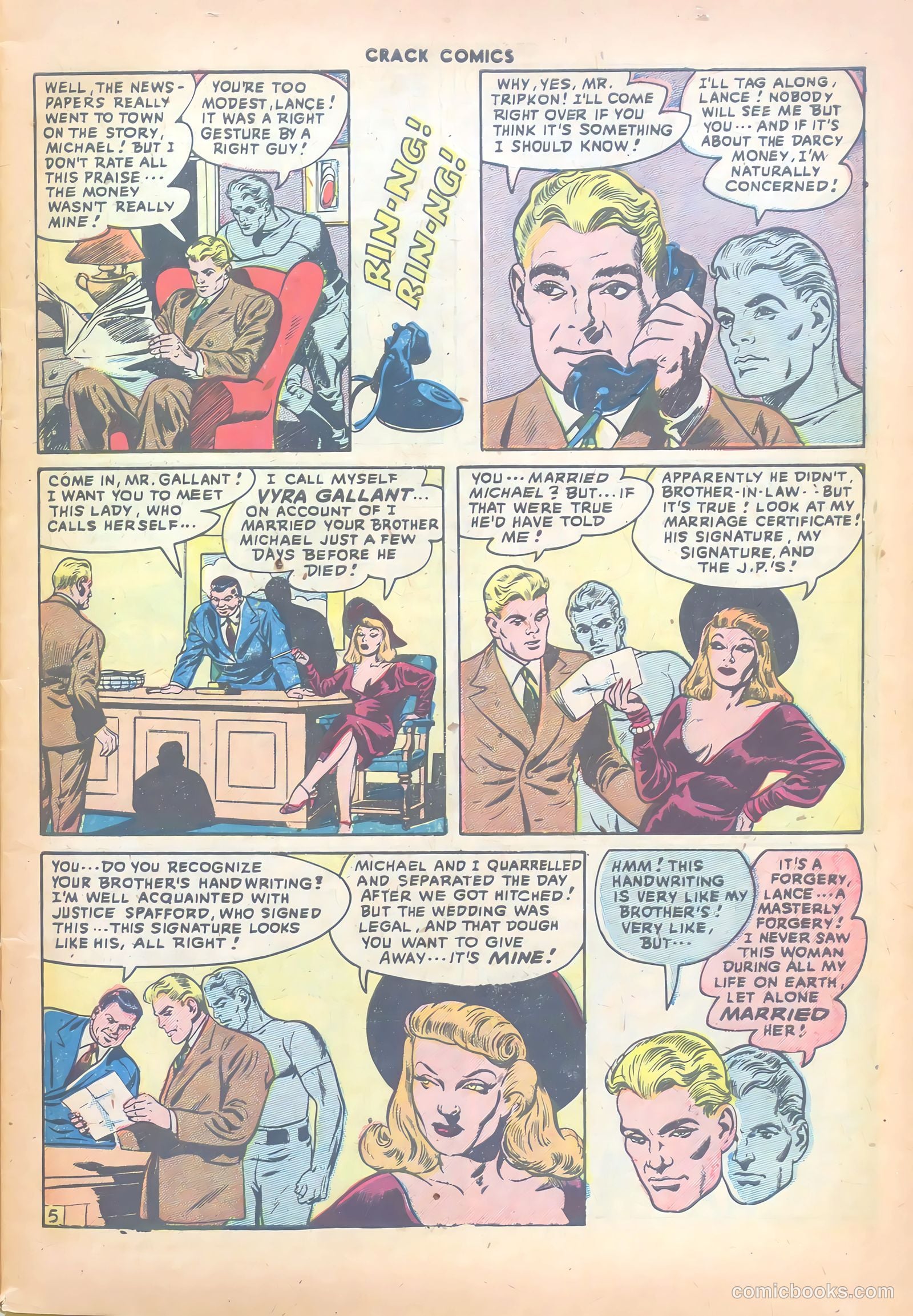 Crack Comics #53 (1948) — page 7 of 52