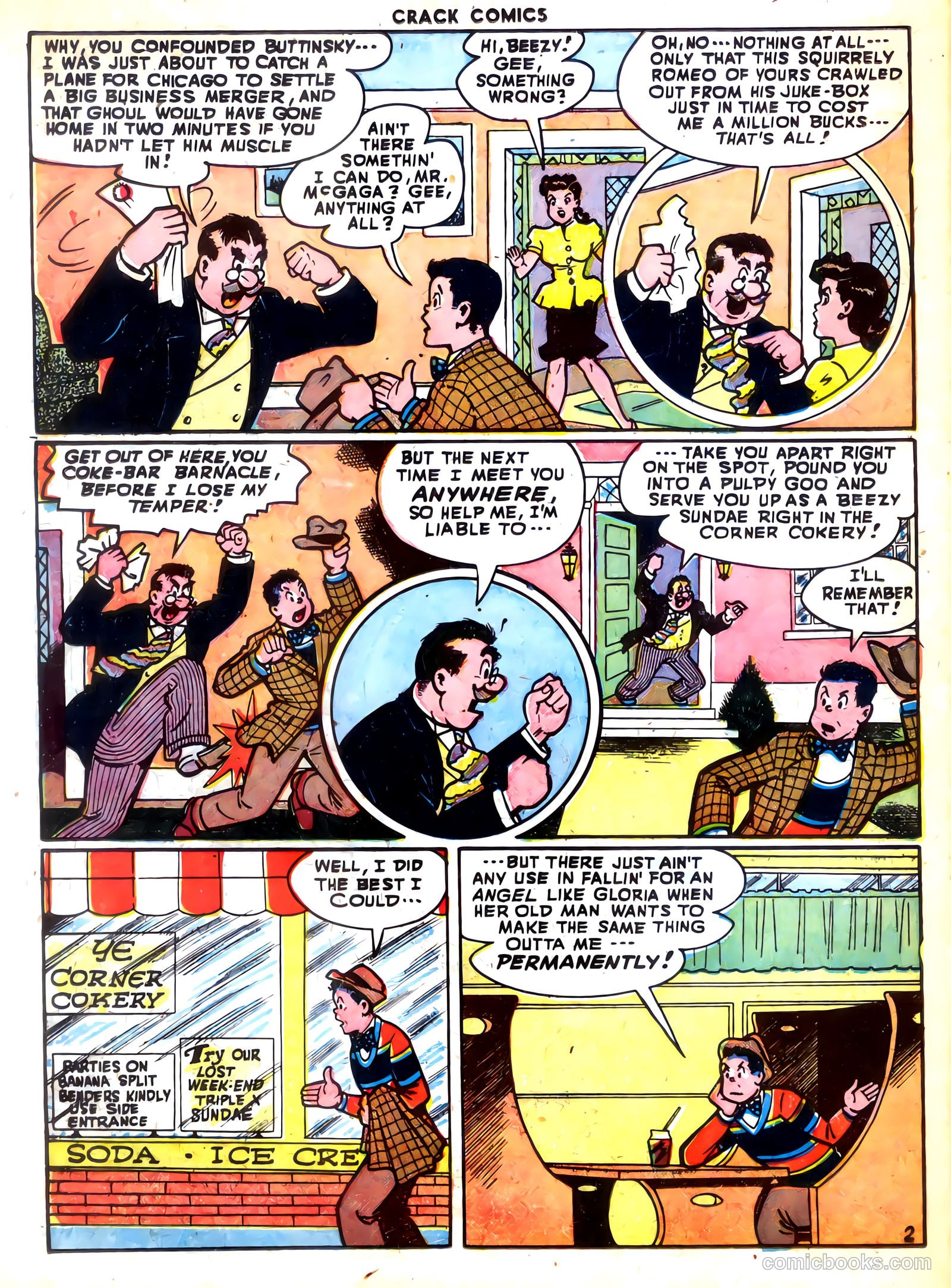 Crack Comics #54 (1948) — page 38 of 52