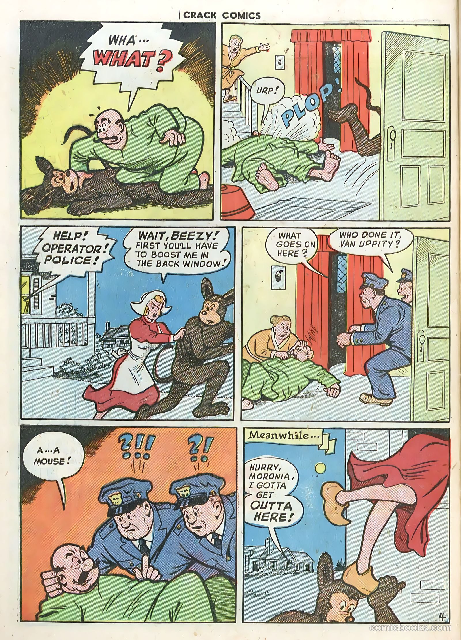 Crack Comics #61 (1949) — page 32 of 36