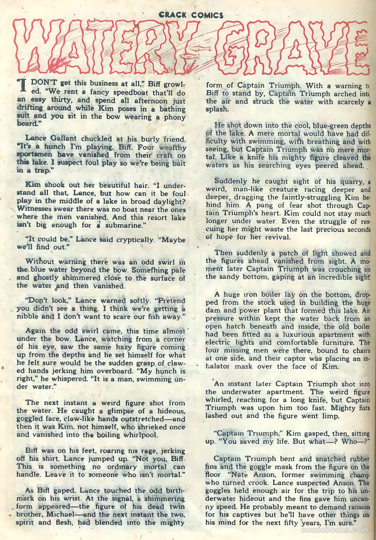 Crack Comics #62 (1949) — page 28 of 36