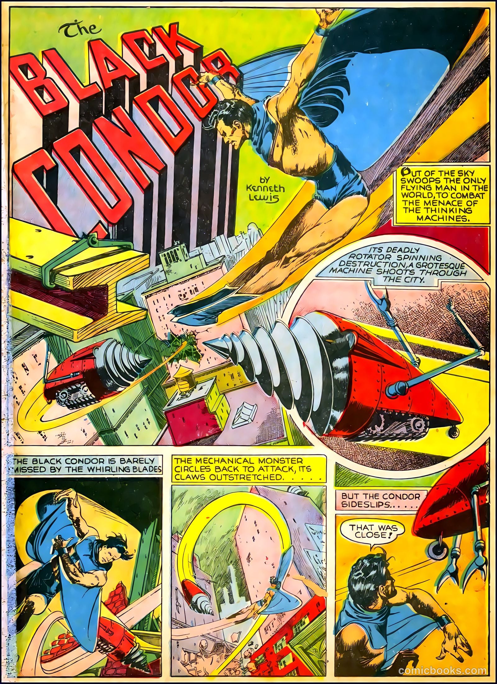 Crack Comics #8 (1940) — page 3 of 68