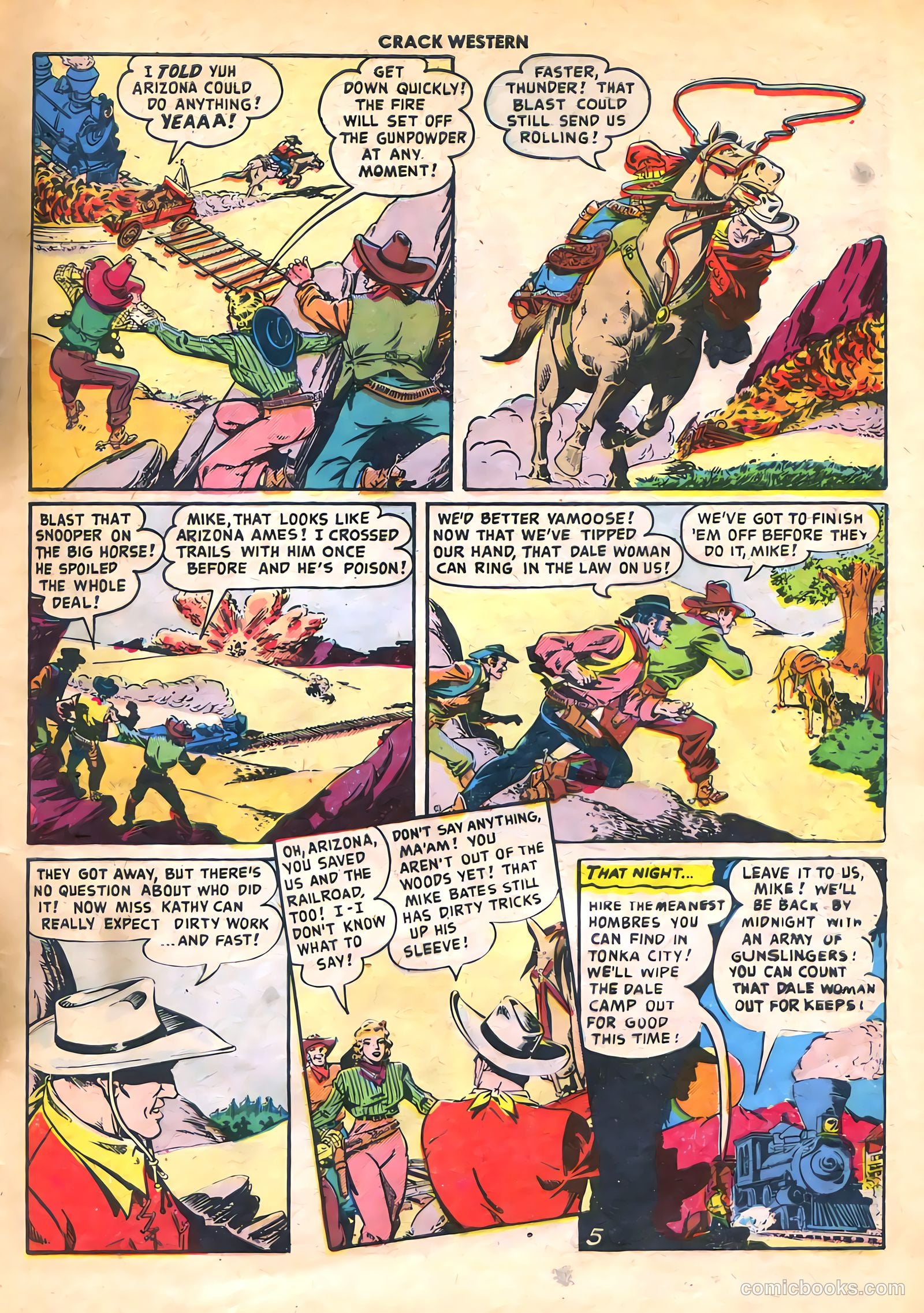 Crack Western #63 (1949) — page 7 of 36