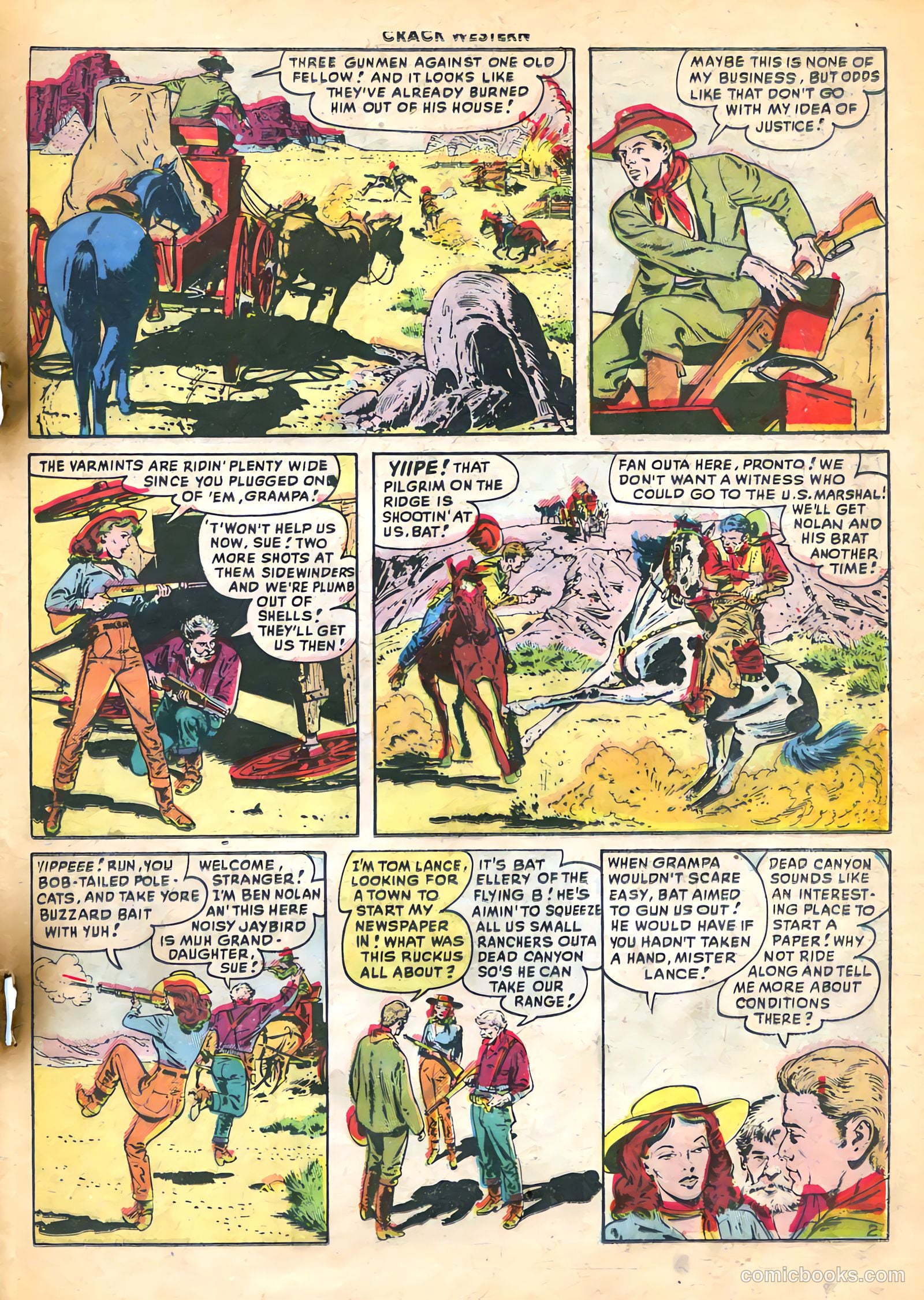 Crack Western #63 (1949) — page 19 of 36