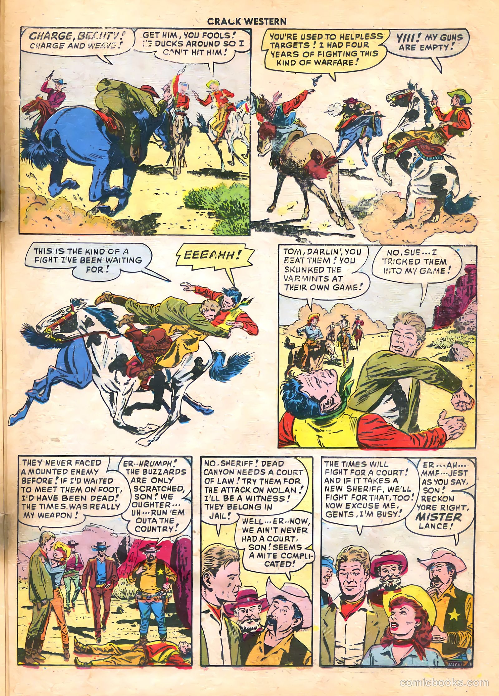 Crack Western #63 (1949) — page 25 of 36