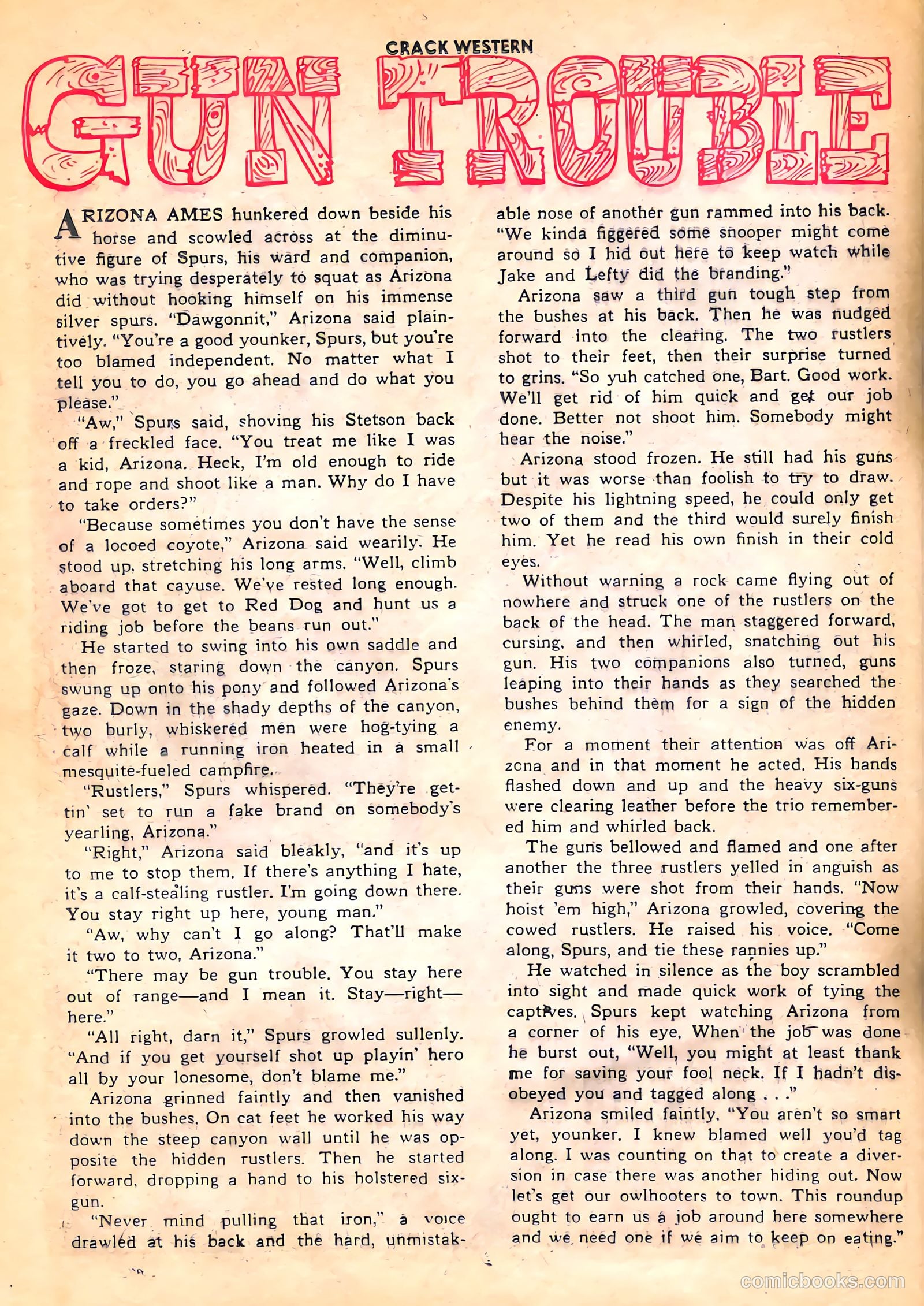 Crack Western #63 (1949) — page 26 of 36