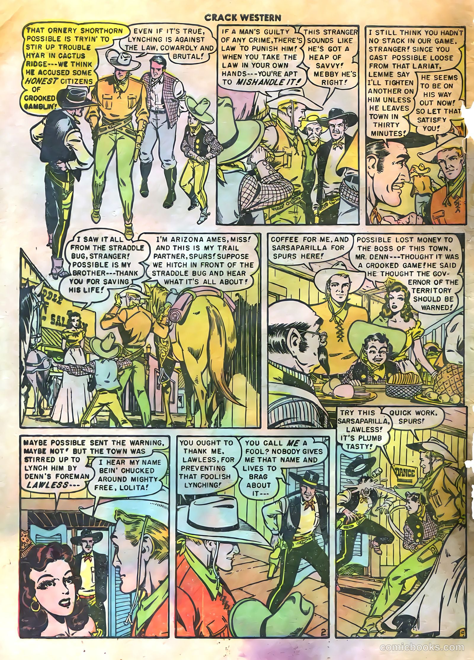 Crack Western #64 (1950) — page 4 of 36
