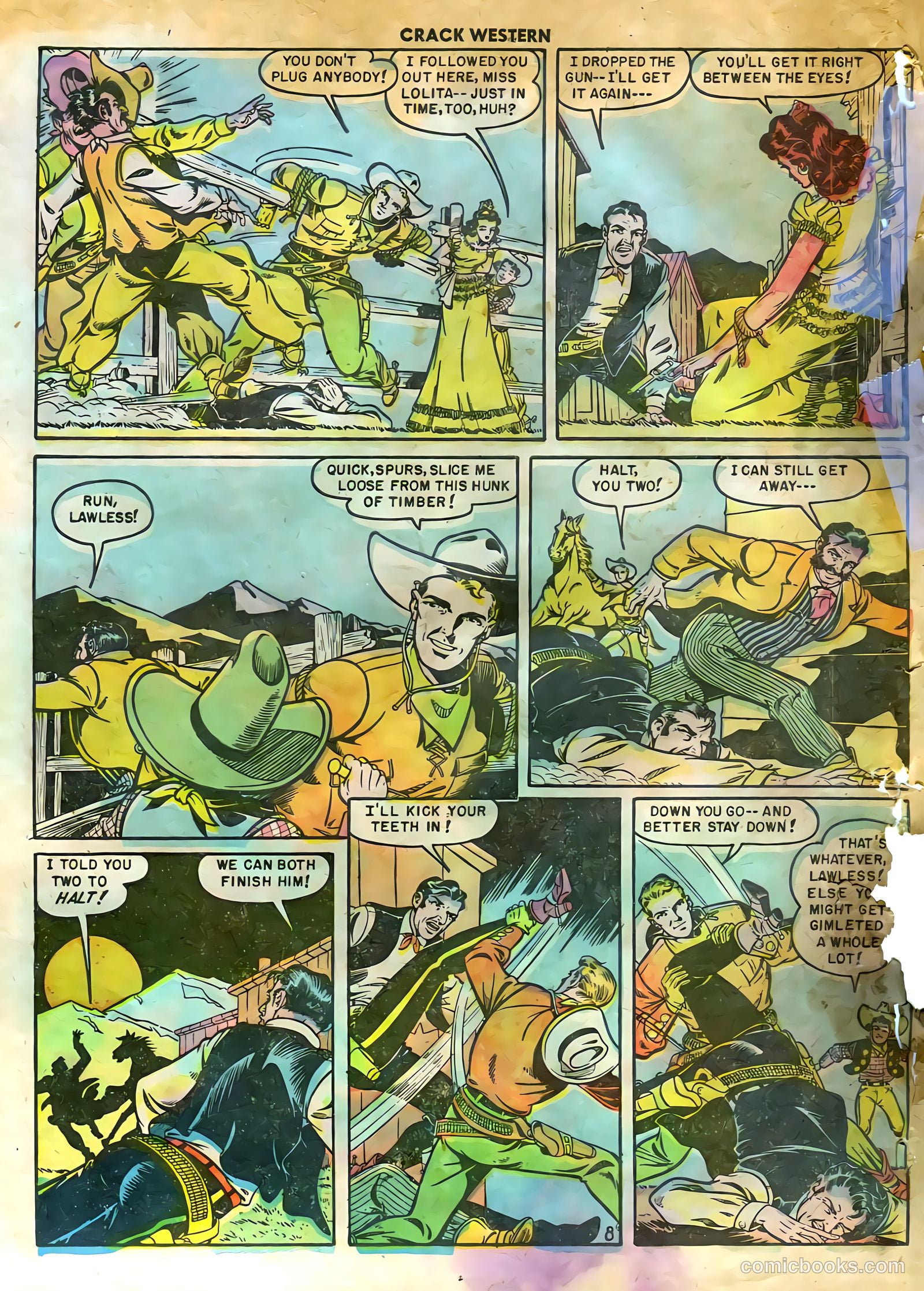 Crack Western #64 (1950) — page 10 of 36